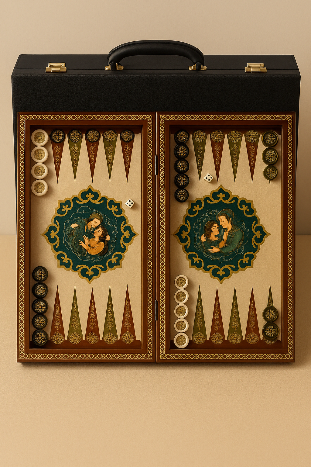 Chess Board - Size 60 - 3-in-1 Set