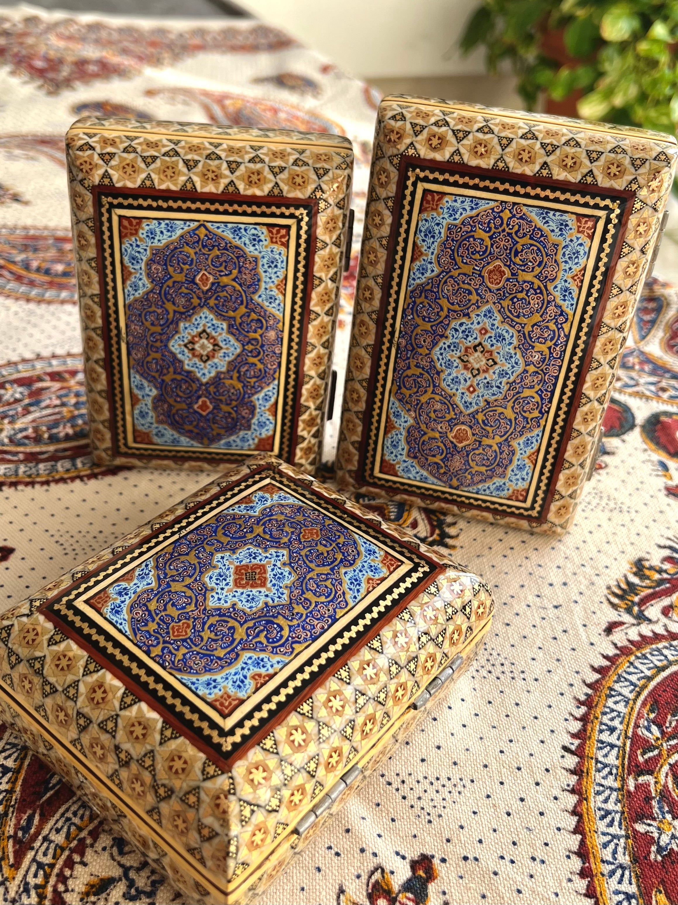 Box Khatam - Tazhib Painting Size 1