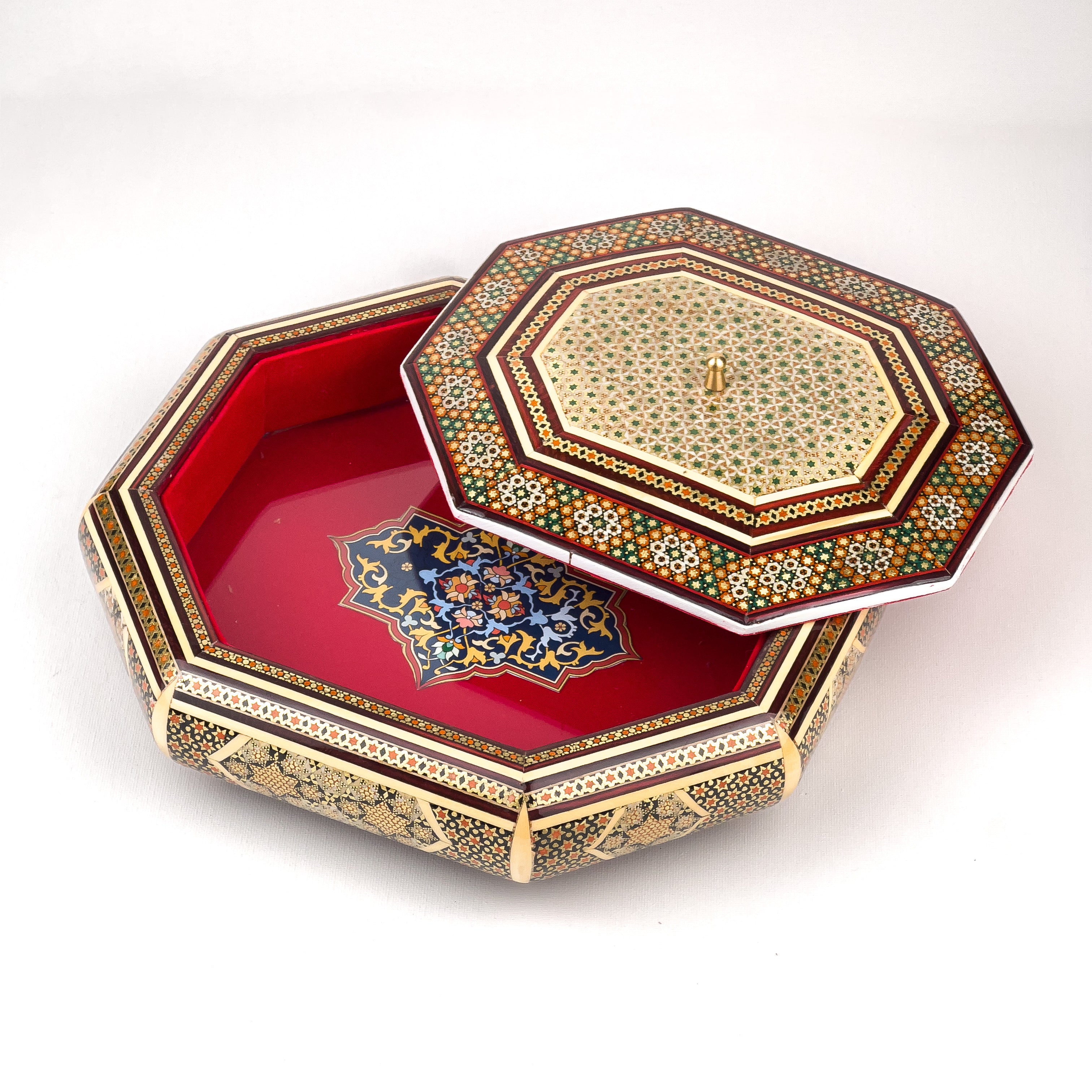 Ball-shaped Candy Dish - Shirazi Khatam