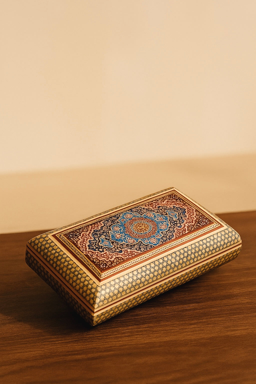 Jewelery Box Premium Khatam Double Sided Painting