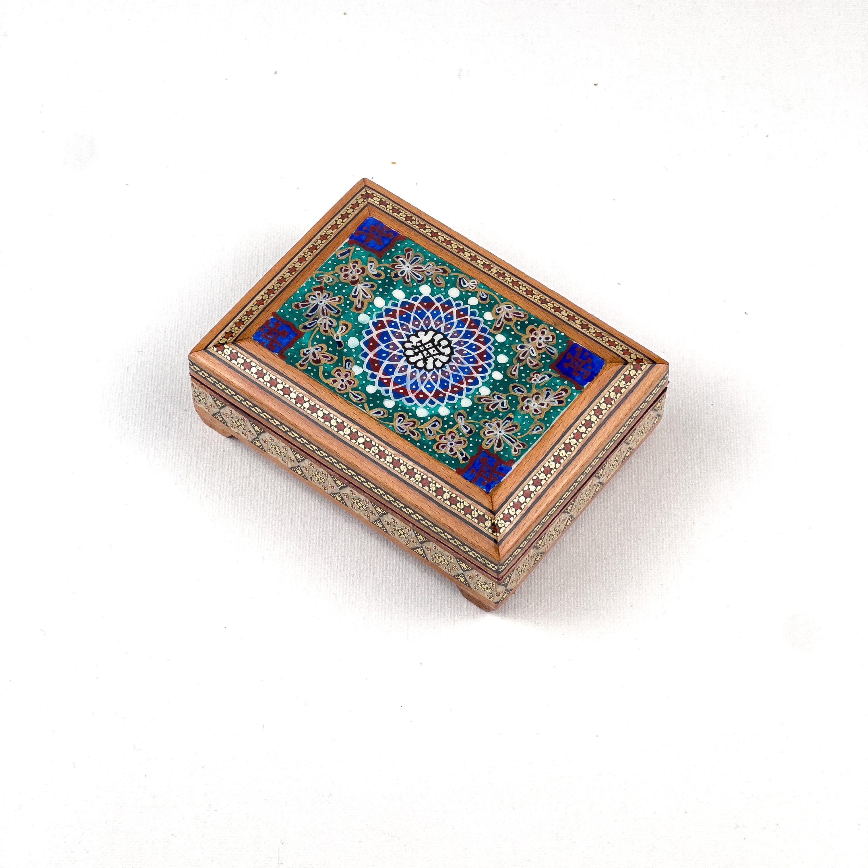 Card Holder - Painted Top - Khatam Design