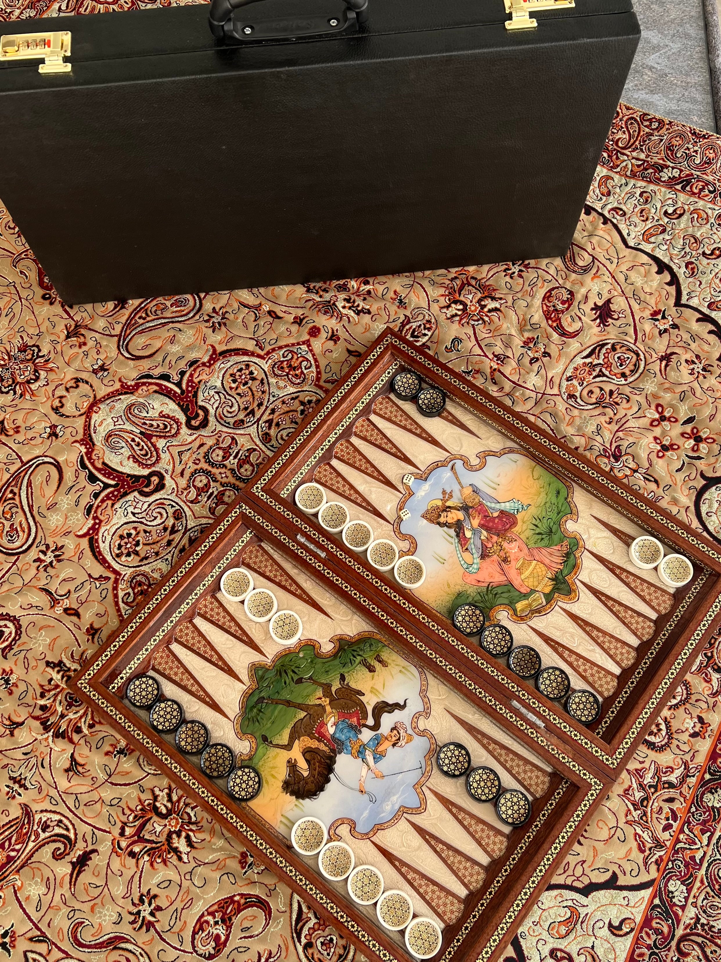 Chess Board - Size 60 - 3-in-1 Set