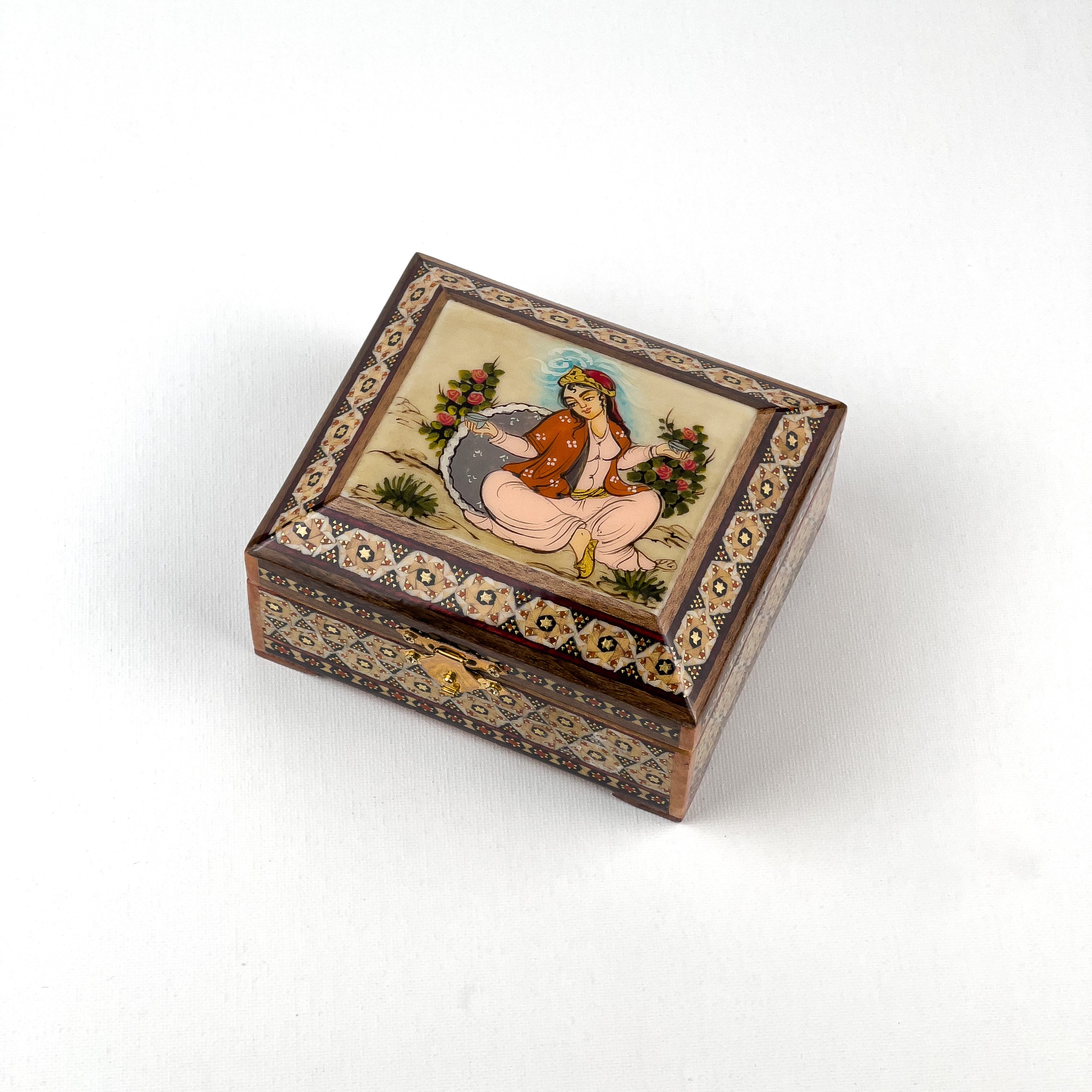 Jewelry Box - Size 1 - Beechwood Interior - Painted Top