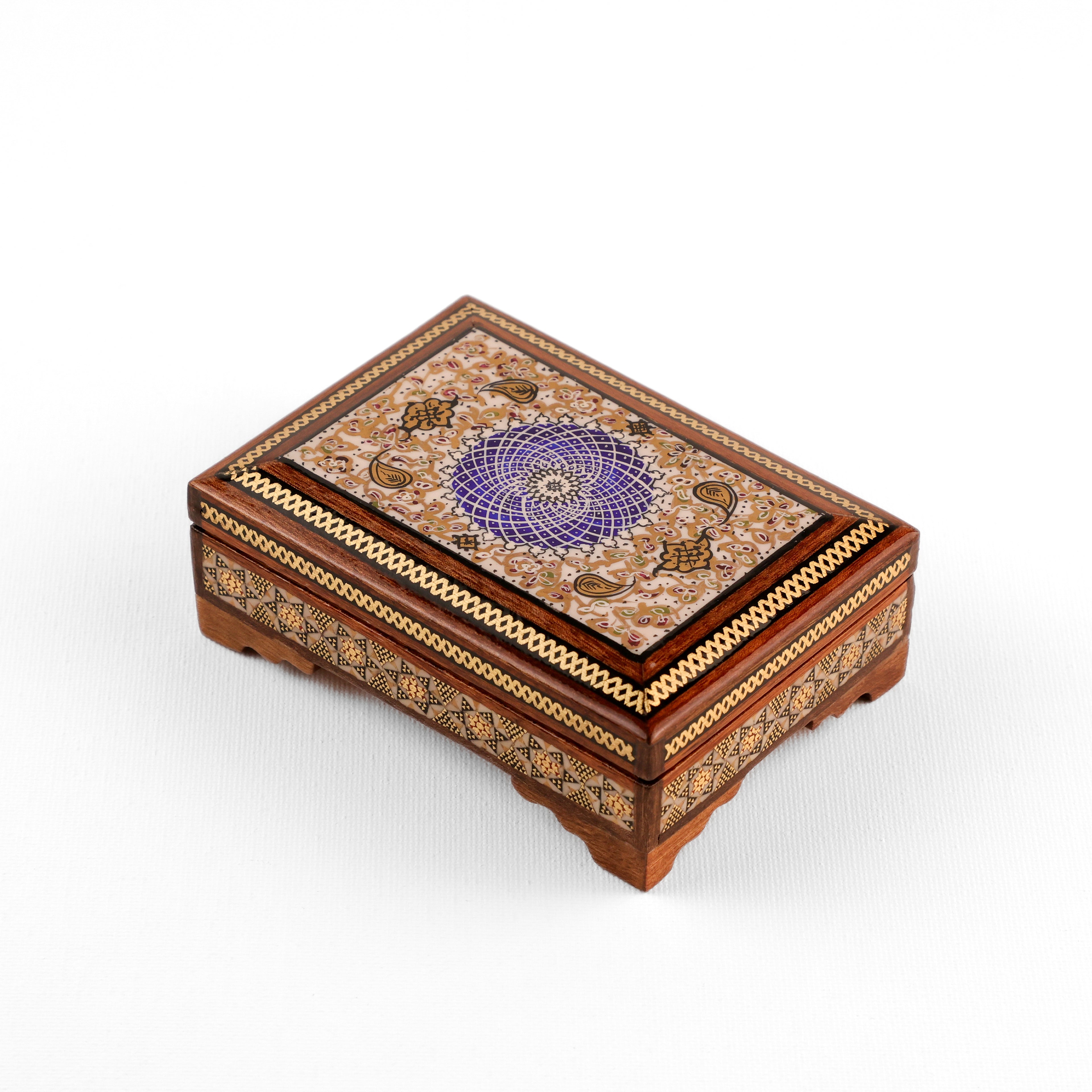 Card Holder - Size 8x11 - Khatam Lid - No Hinge