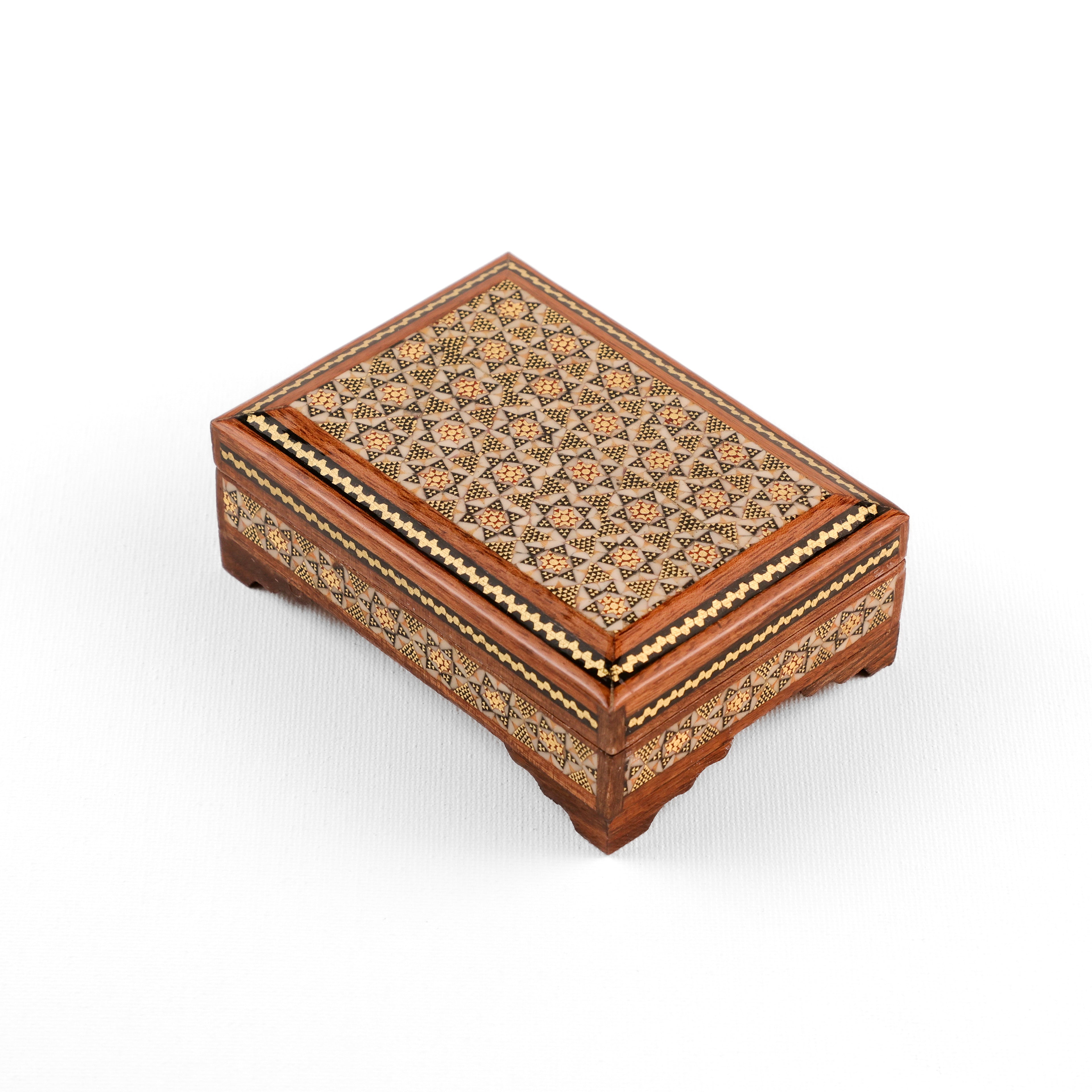Card Holder - Size 8x11 - Khatam Lid - No Hinge