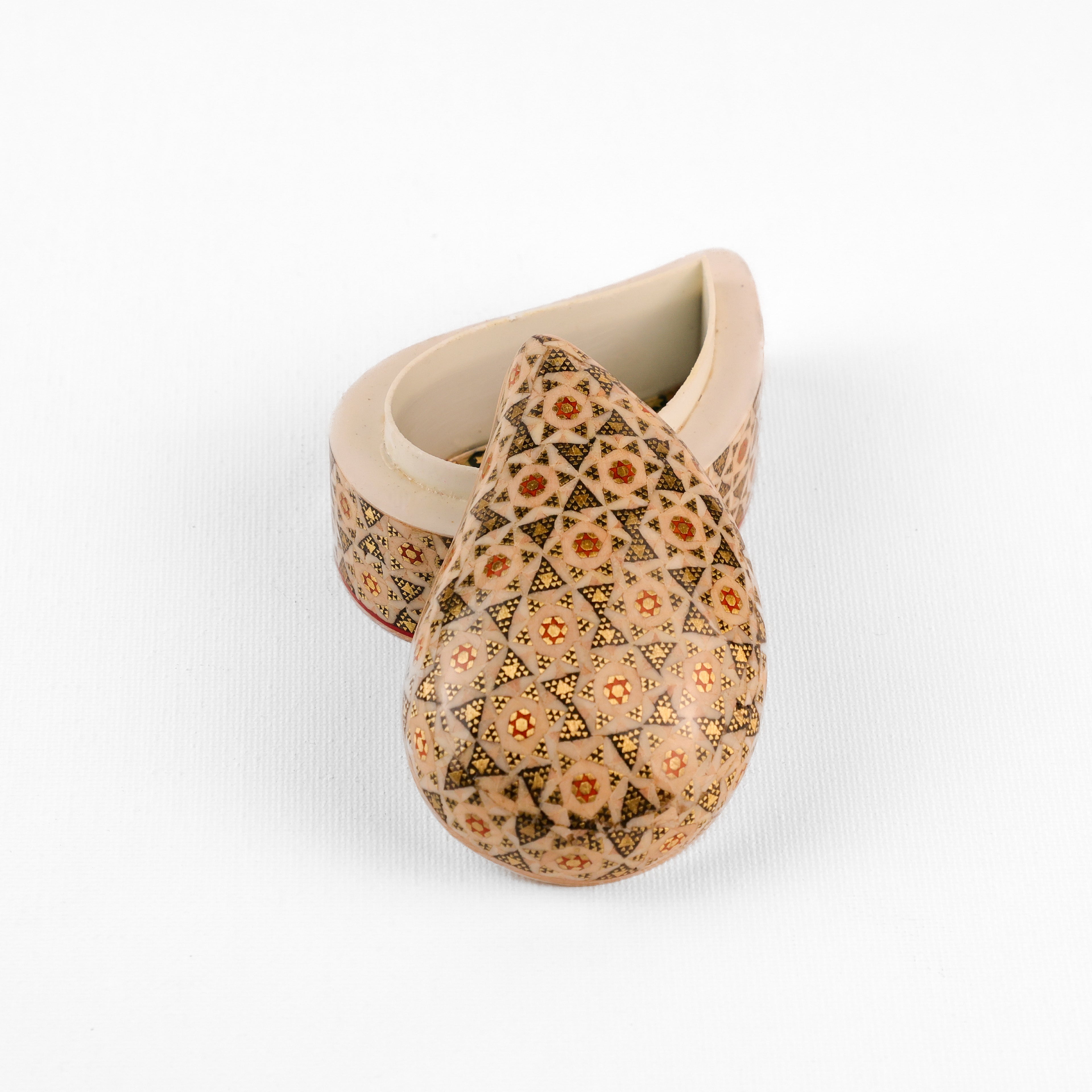 Coin Box - Full Khatam - Oval and Heart Shape