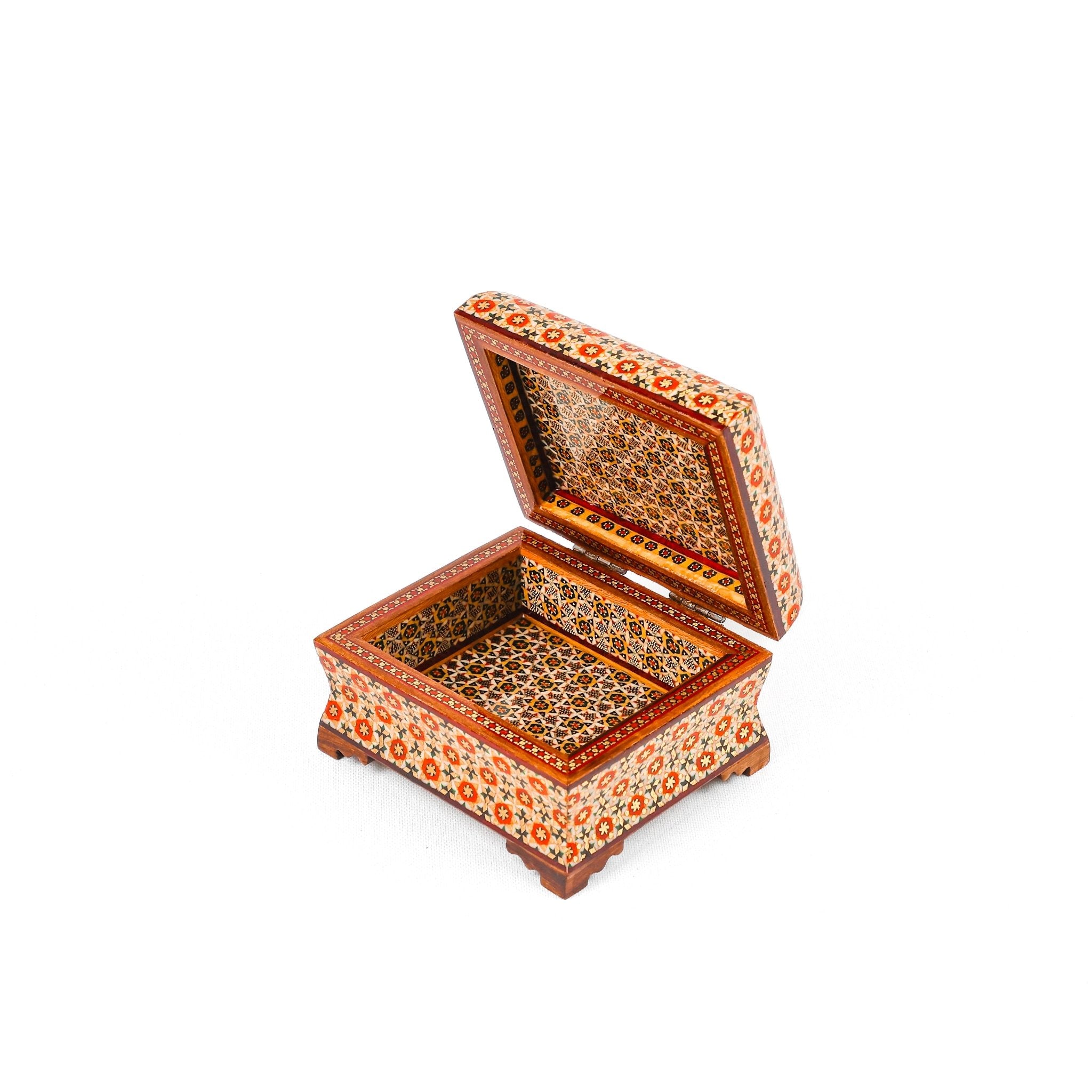 Jewelry Box Painted Hunting Scene Size 1 - Meraas Gallery