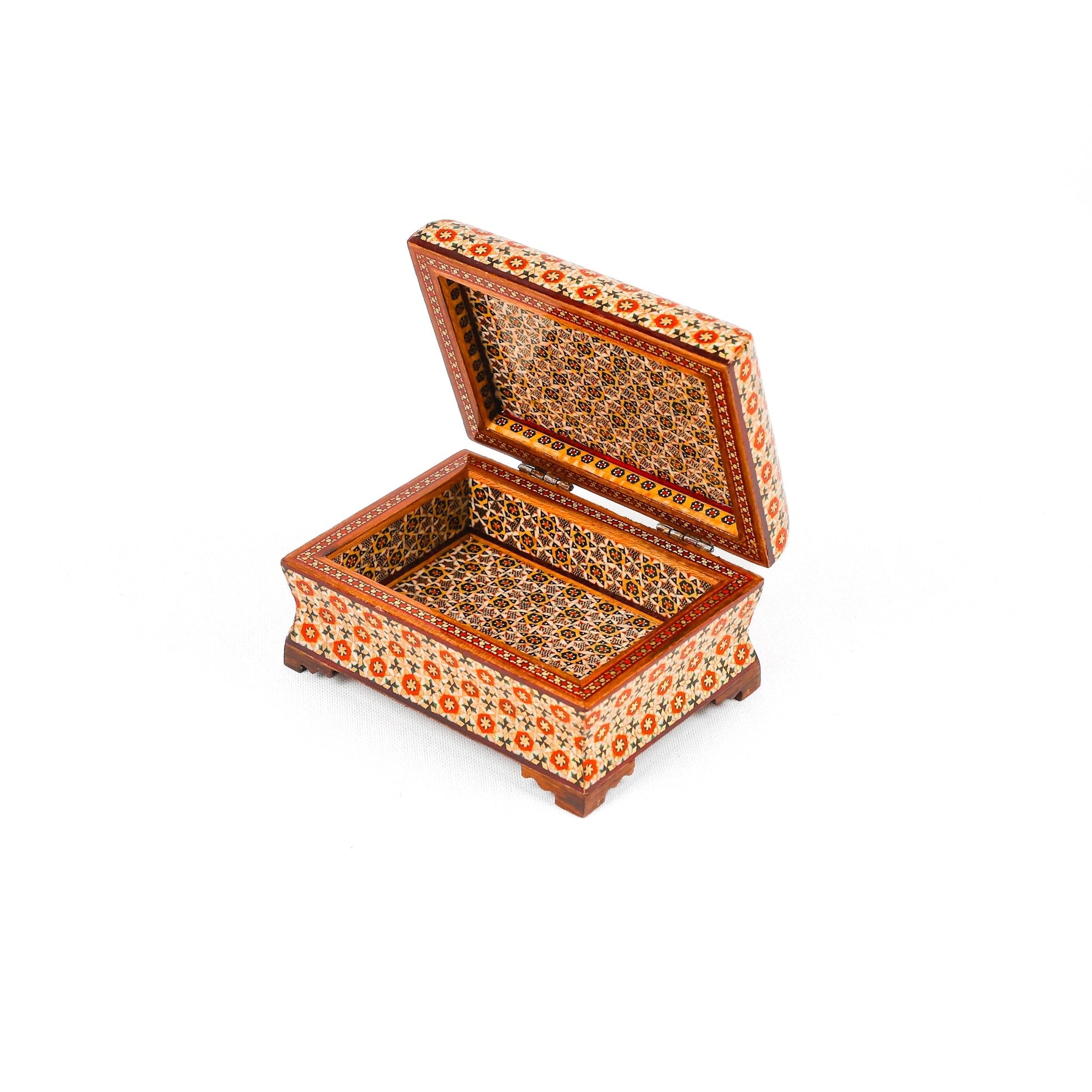 Jewelry Box Painted Hunting Scene Size 2 - Meraas Gallery