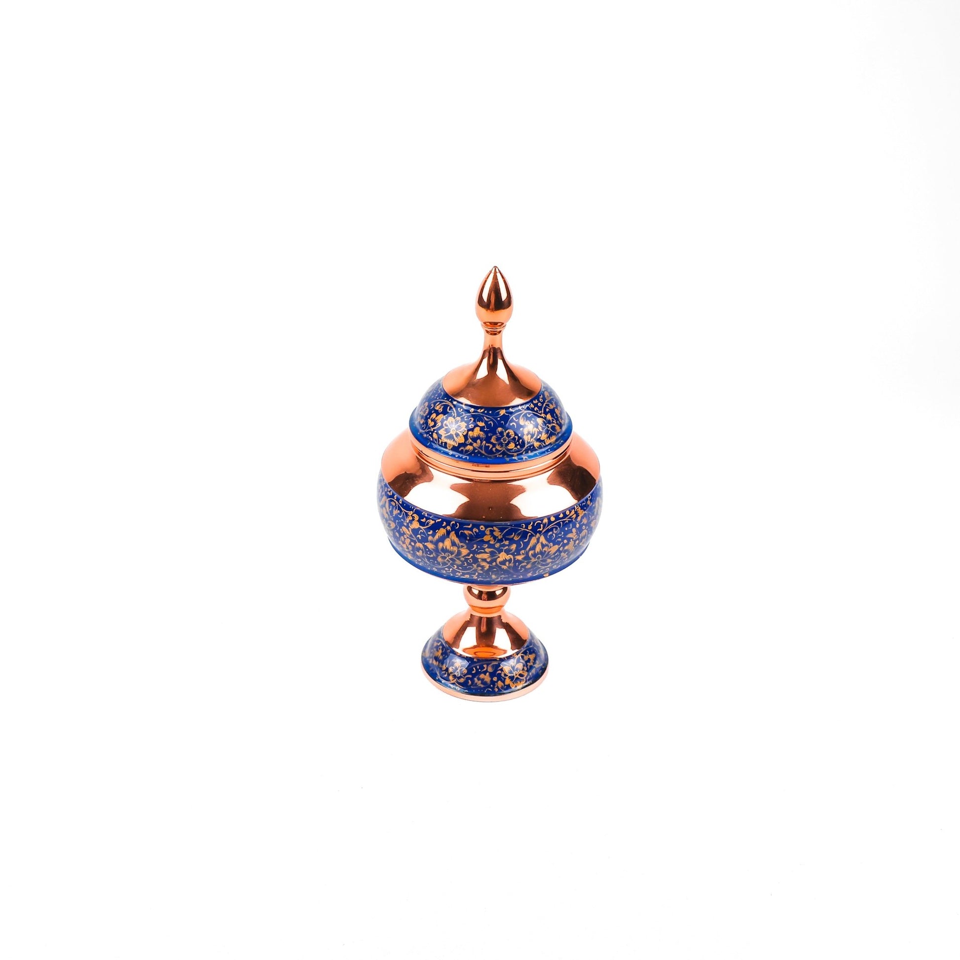 Candy Dish with Pedestal - Size 25 - Golden Pardaz - Meraas Gallery