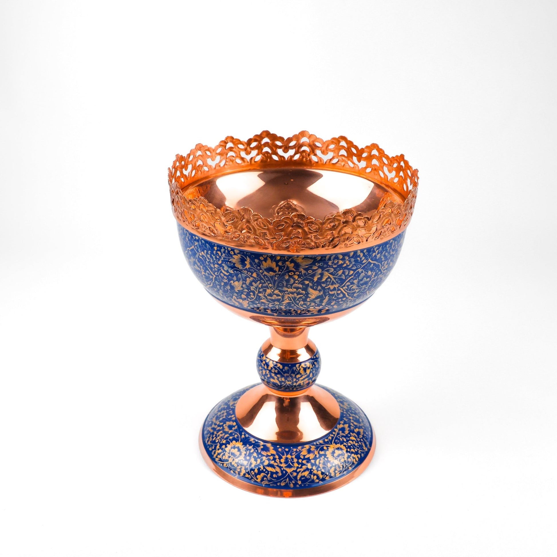 Copper Painted Nut Bowl - Size 30 - Golden Pardaz - Meraas Gallery