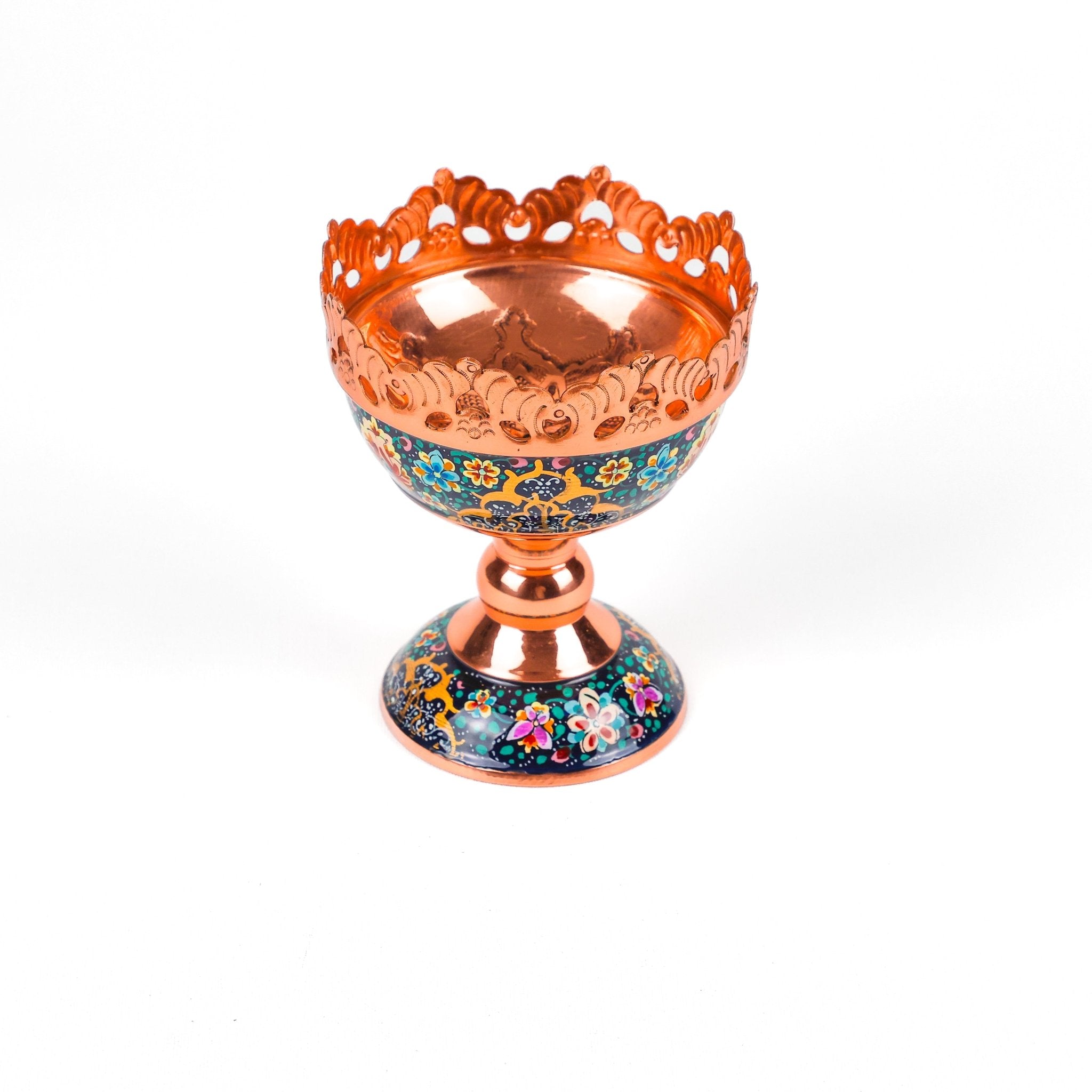 Nut Bowl - Size 13 - Copper with Pardaz - Meraas Gallery