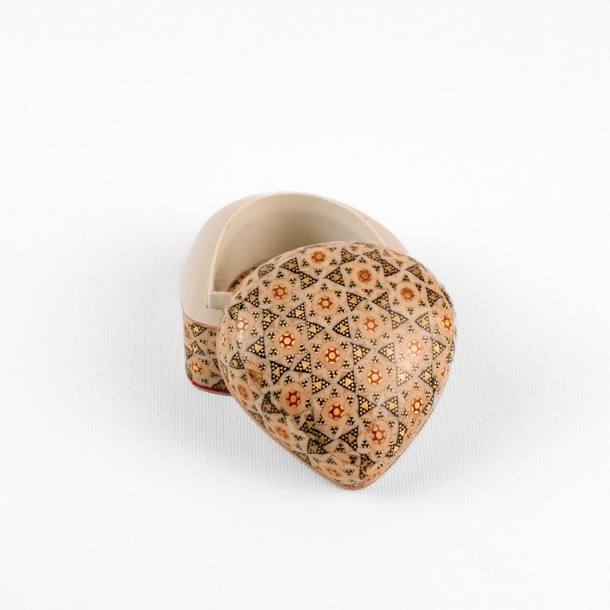 Coin Box - Full Khatam - Oval and Heart Shape - Meraas Gallery