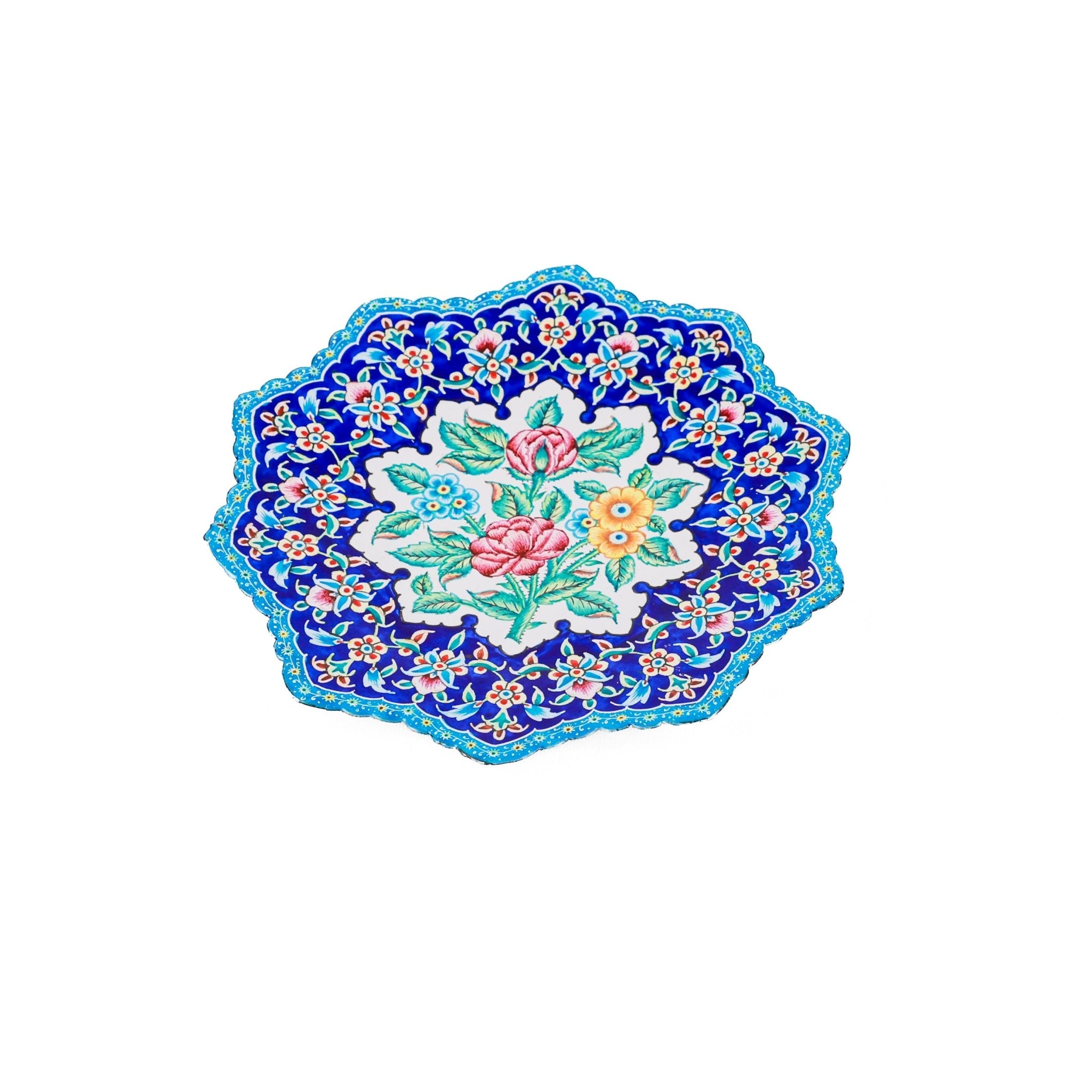 Plate - Size 16 - Embossed B - Meraas Gallery