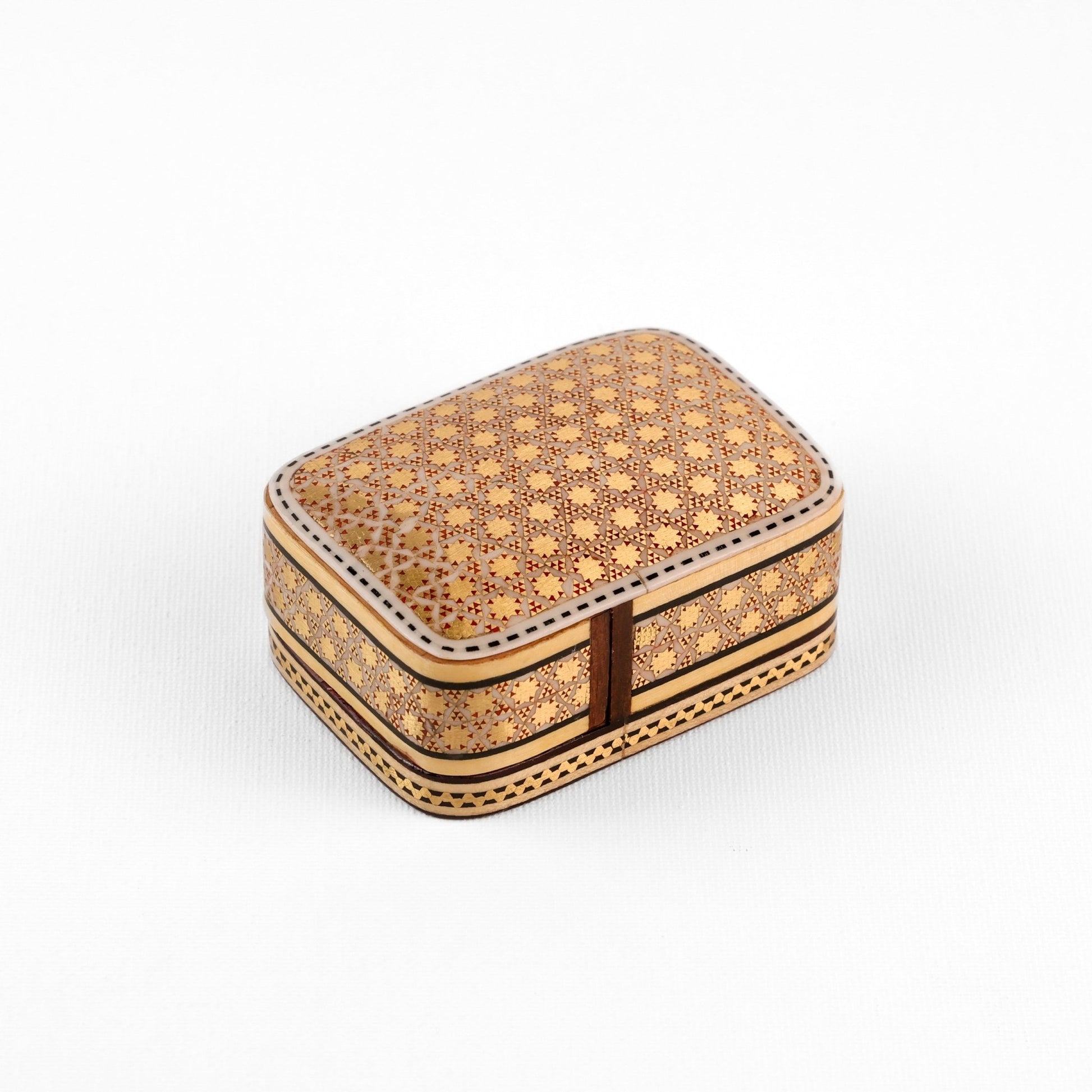 Coin Box with Drawer - Rectangular - Star Khatam - Black - Meraas Gallery