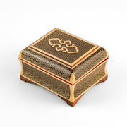 Jewelry Box - Size 12x10 - Chain Khatam - Toranj Pattern - Inner Beech - Meraas Gallery