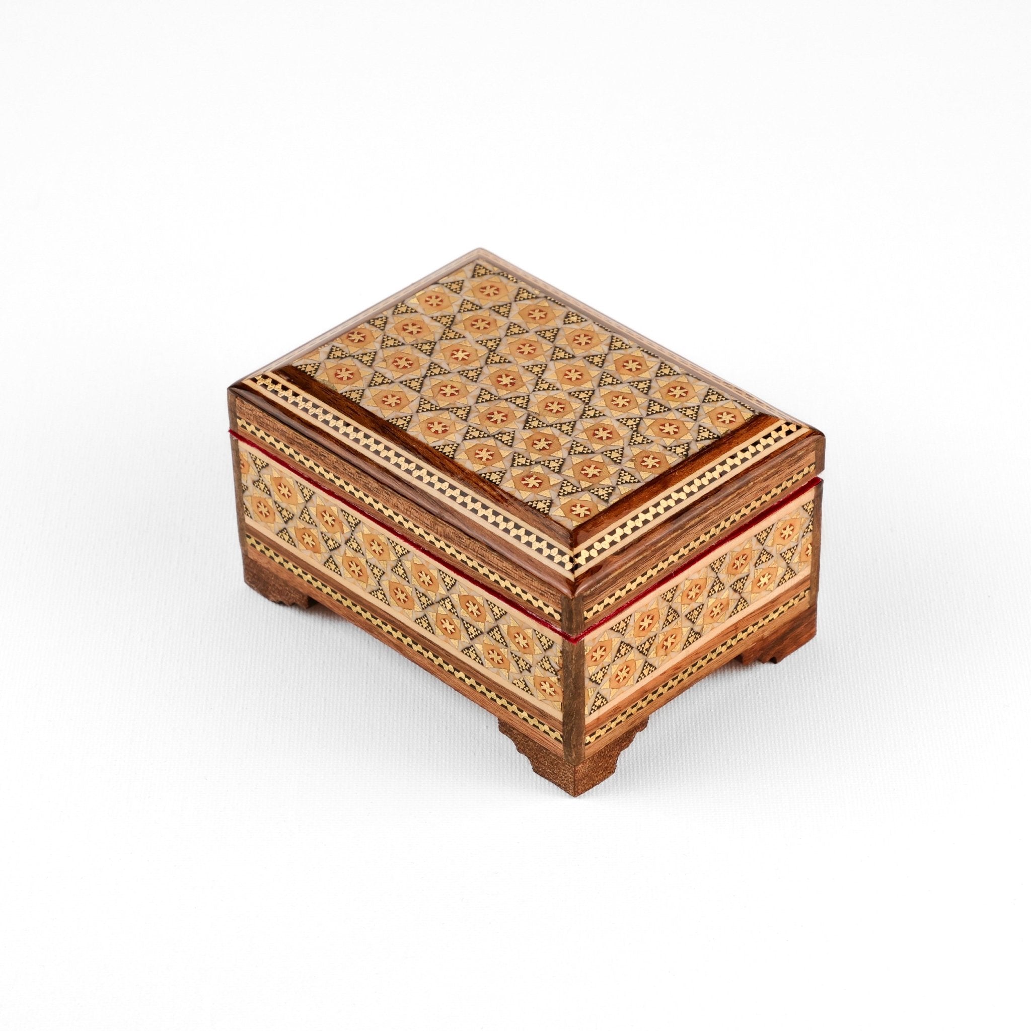 Jewelry Box - Size 8x11 - Full Khatam - Velvet Interior - Meraas Gallery