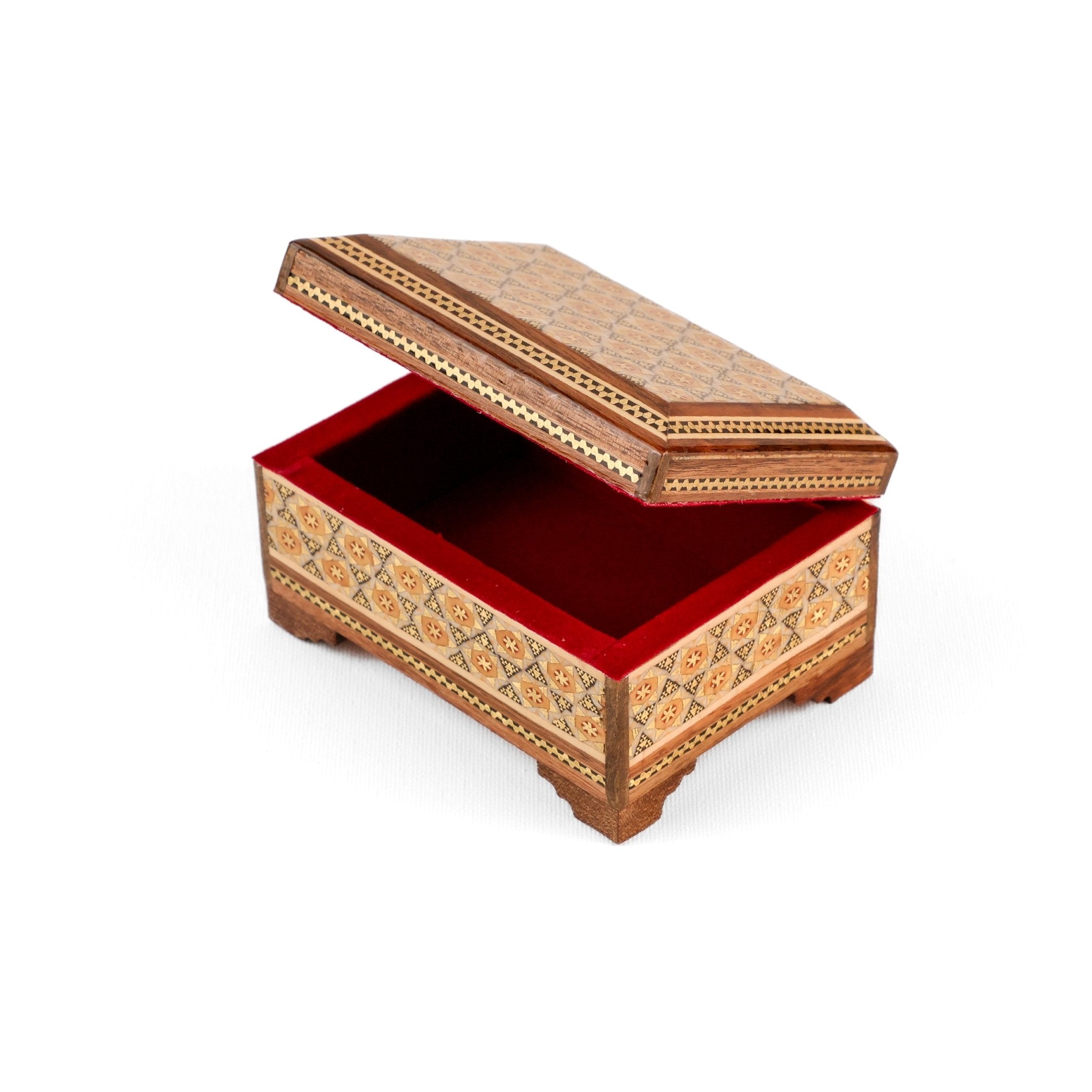Jewelry Box - Size 8x11 - Full Khatam - Velvet Interior - Meraas Gallery