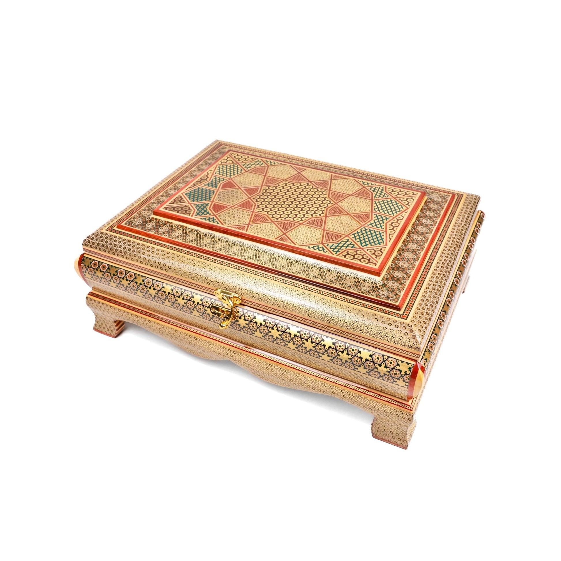 Chest Box - Size 30x40 - Grille Design with Stand Legs - Meraas Gallery