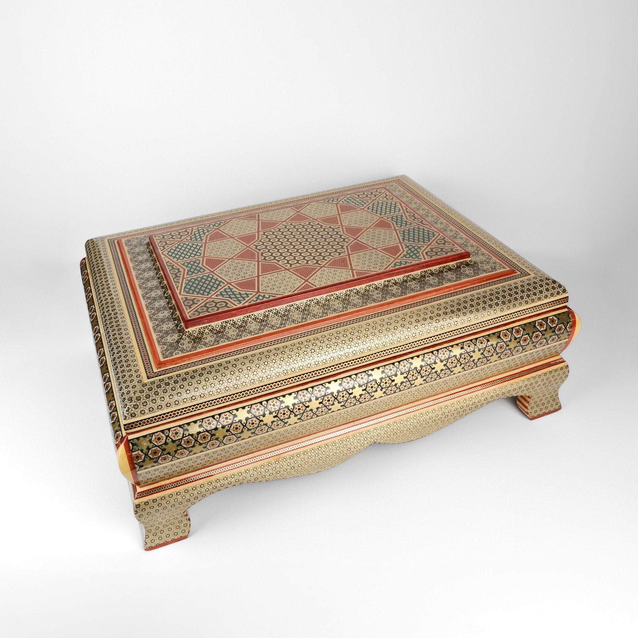 Chest Box - Size 30x40 - Grille Design with Stand Legs - Meraas Gallery