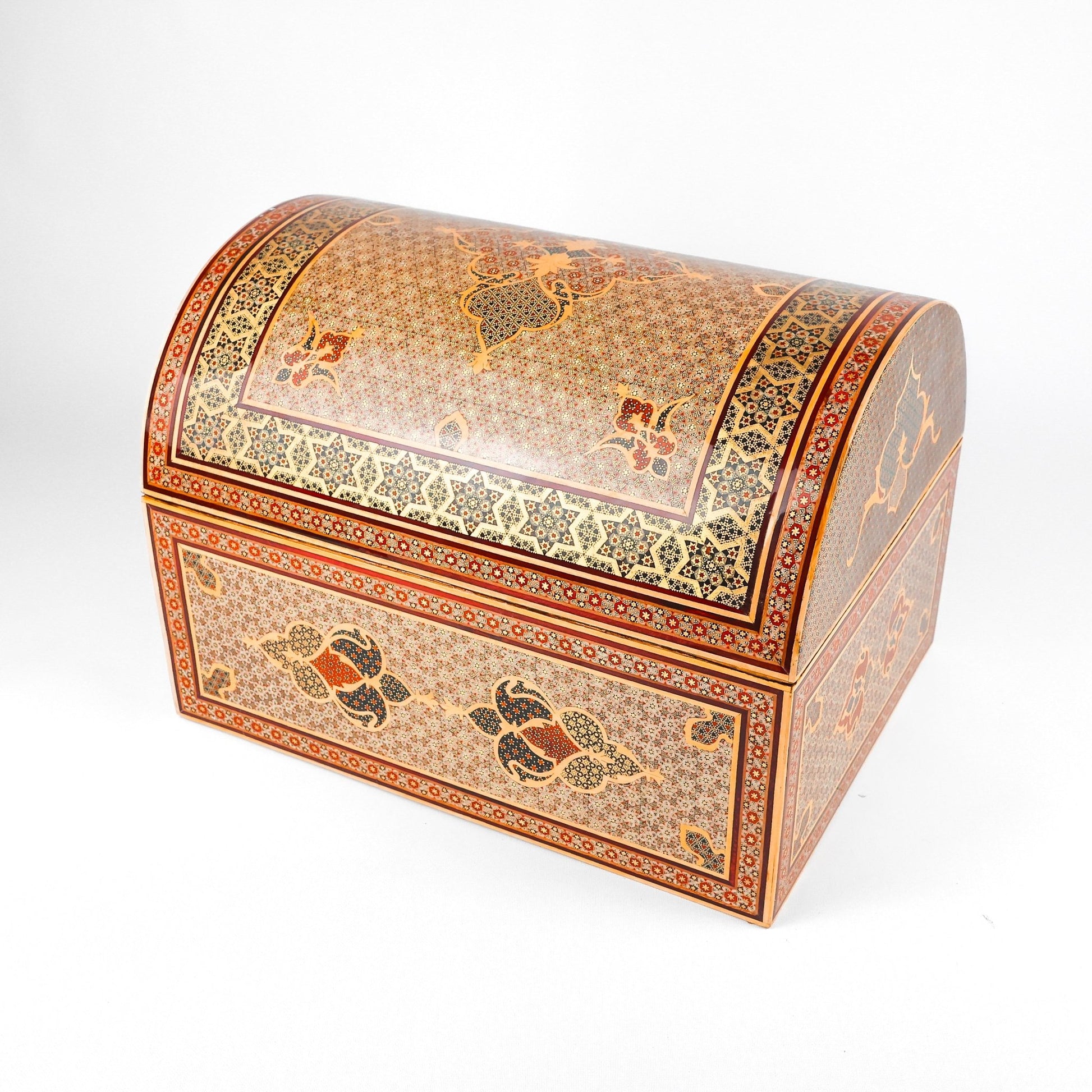 Chest Box - Size 36x29 - Full Khatam - Grille Design - Meraas Gallery