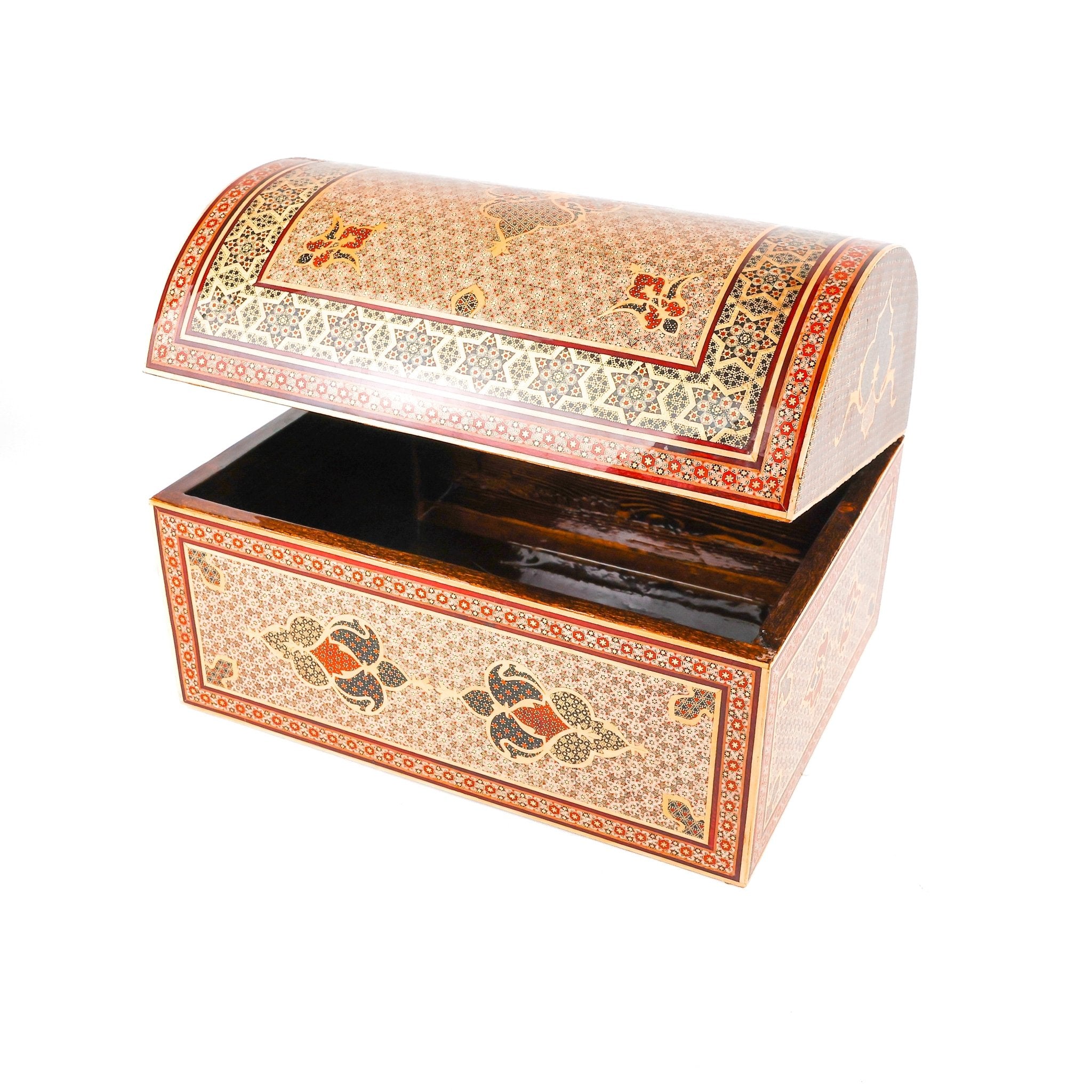 Chest Box - Size 36x29 - Full Khatam - Grille Design - Meraas Gallery