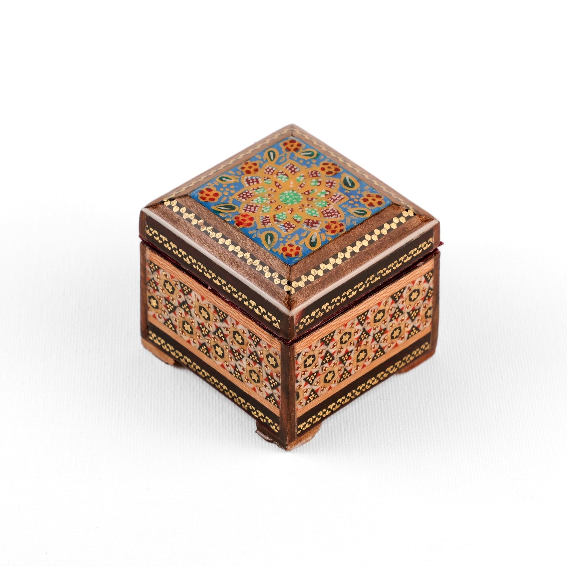 Coin Box with Hinge - Inner Velvet - Meraas Gallery