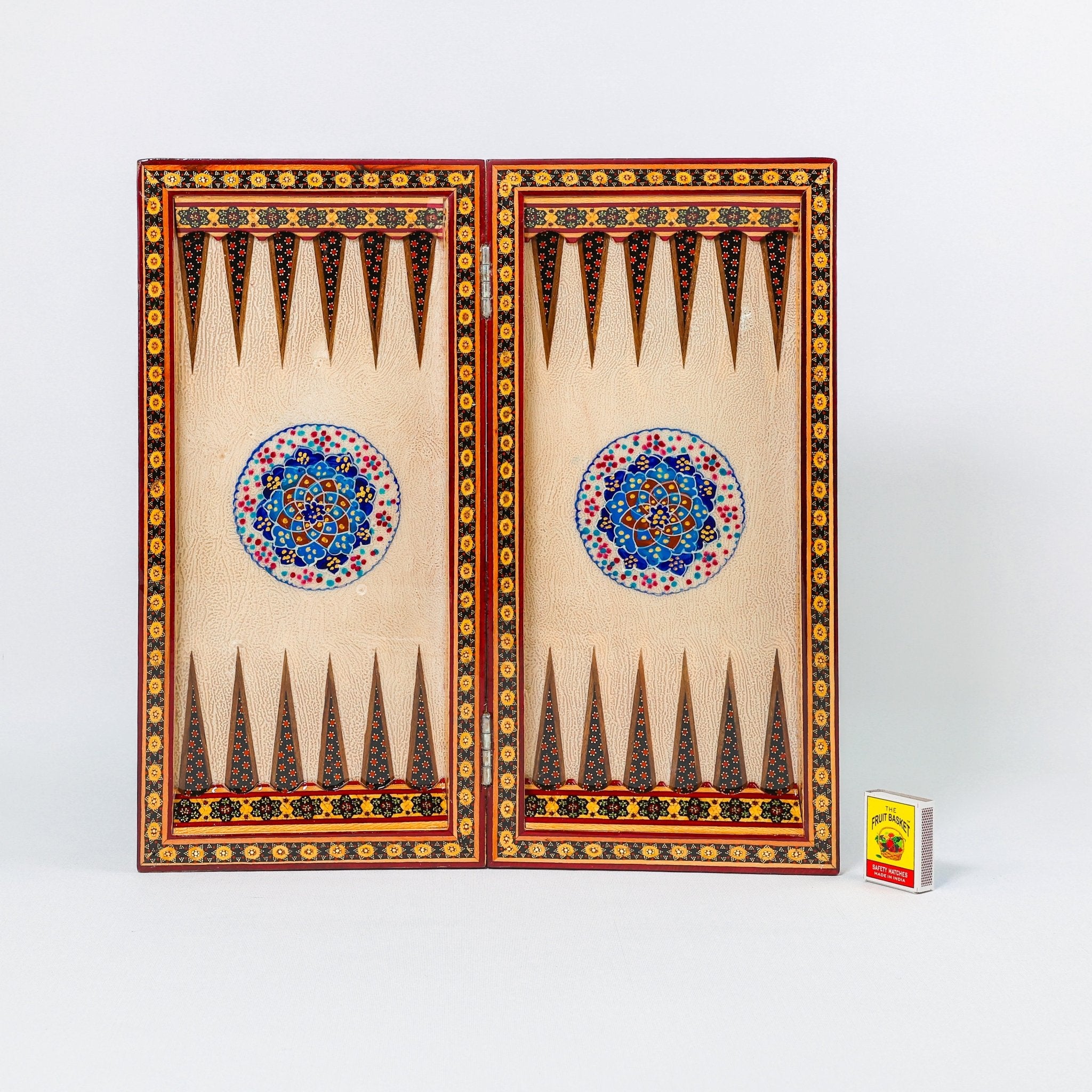 Backgammon & Chess Board - Size 40 - Eslimi Design - 02 - Meraas Gallery