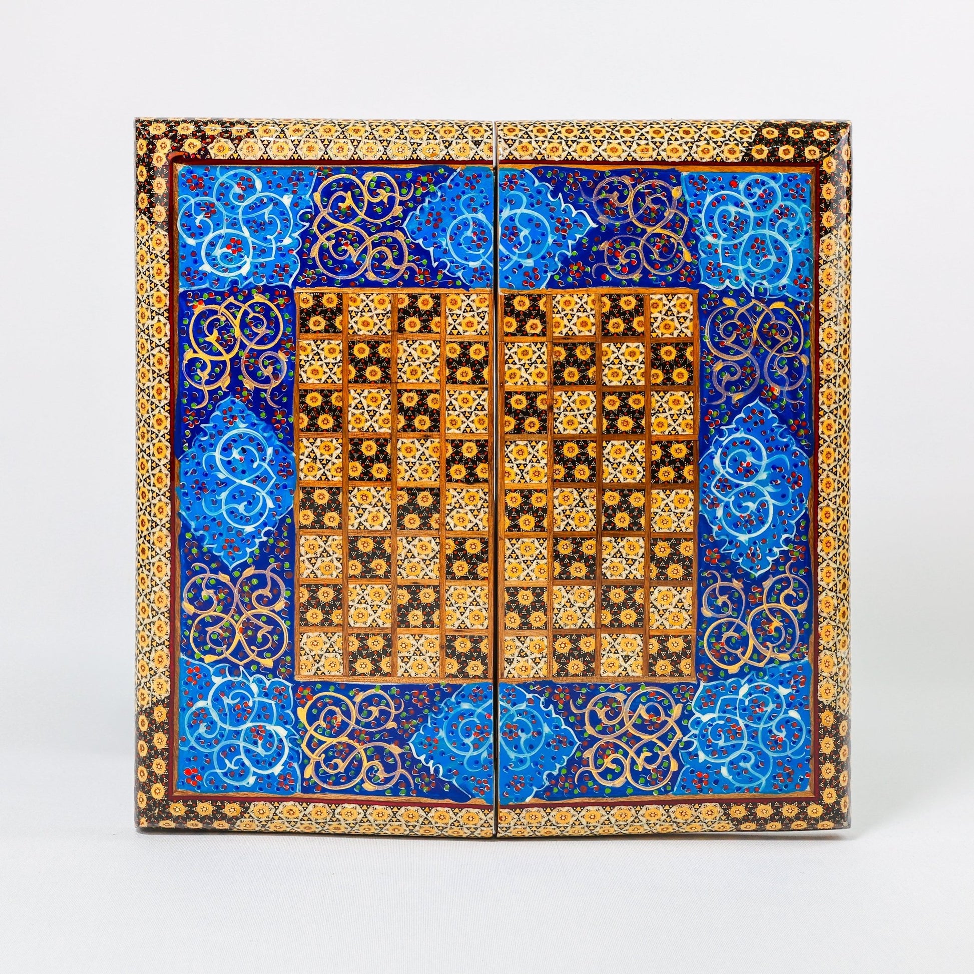 Backgammon & Chess Board - Size 40 - Eslimi Design - 03 - Meraas Gallery