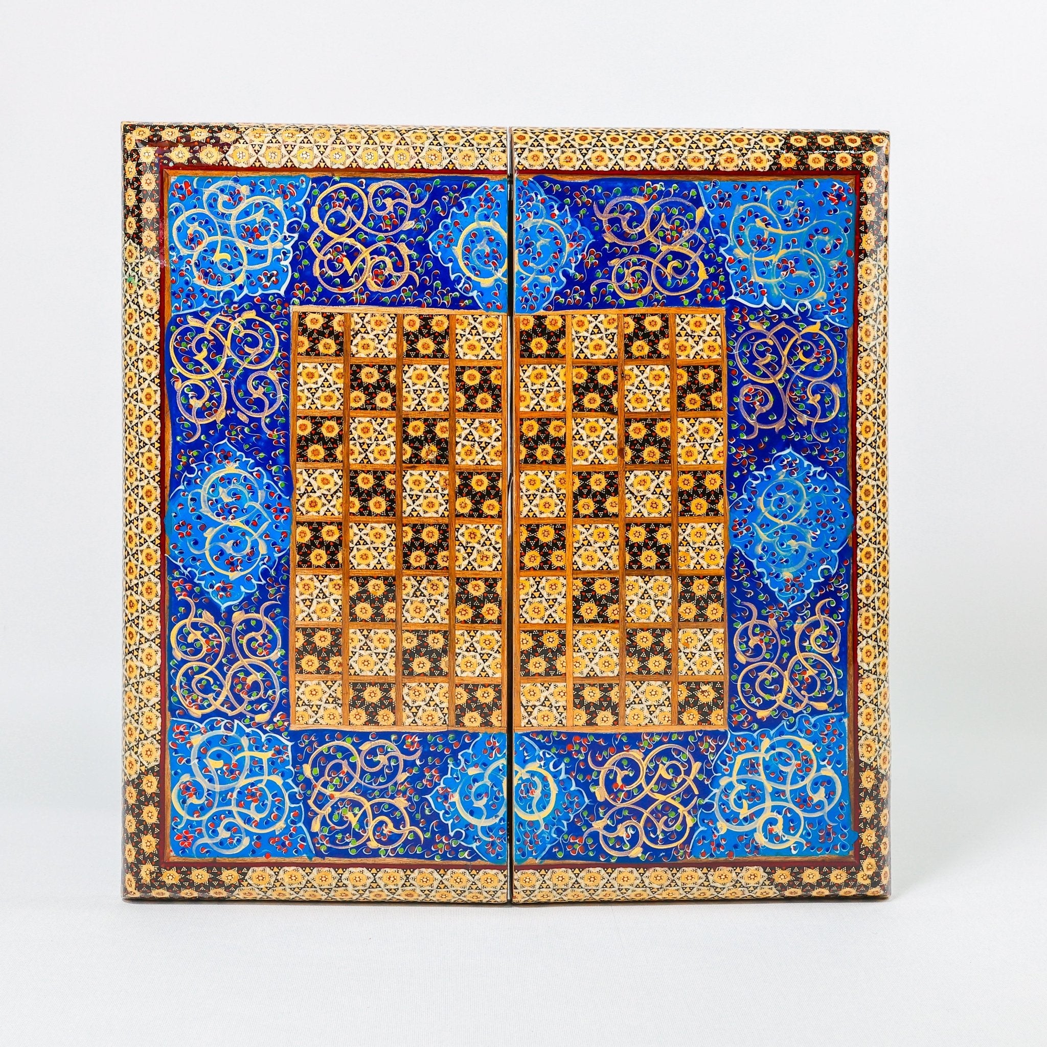 Backgammon & Chess Board - Size 40 - Eslimi Design - 04 - Meraas Gallery