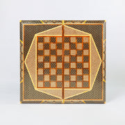 Backgammon & Chess Board - Full Khatam - Size 40 - Six Bone Inlays - 03 - Meraas Gallery