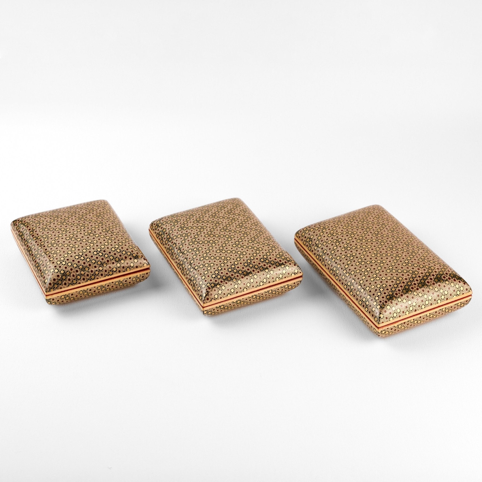 Jewelry Box - Small - Soap - Style Round Khatam - Snake Skin Pattern - Meraas Gallery