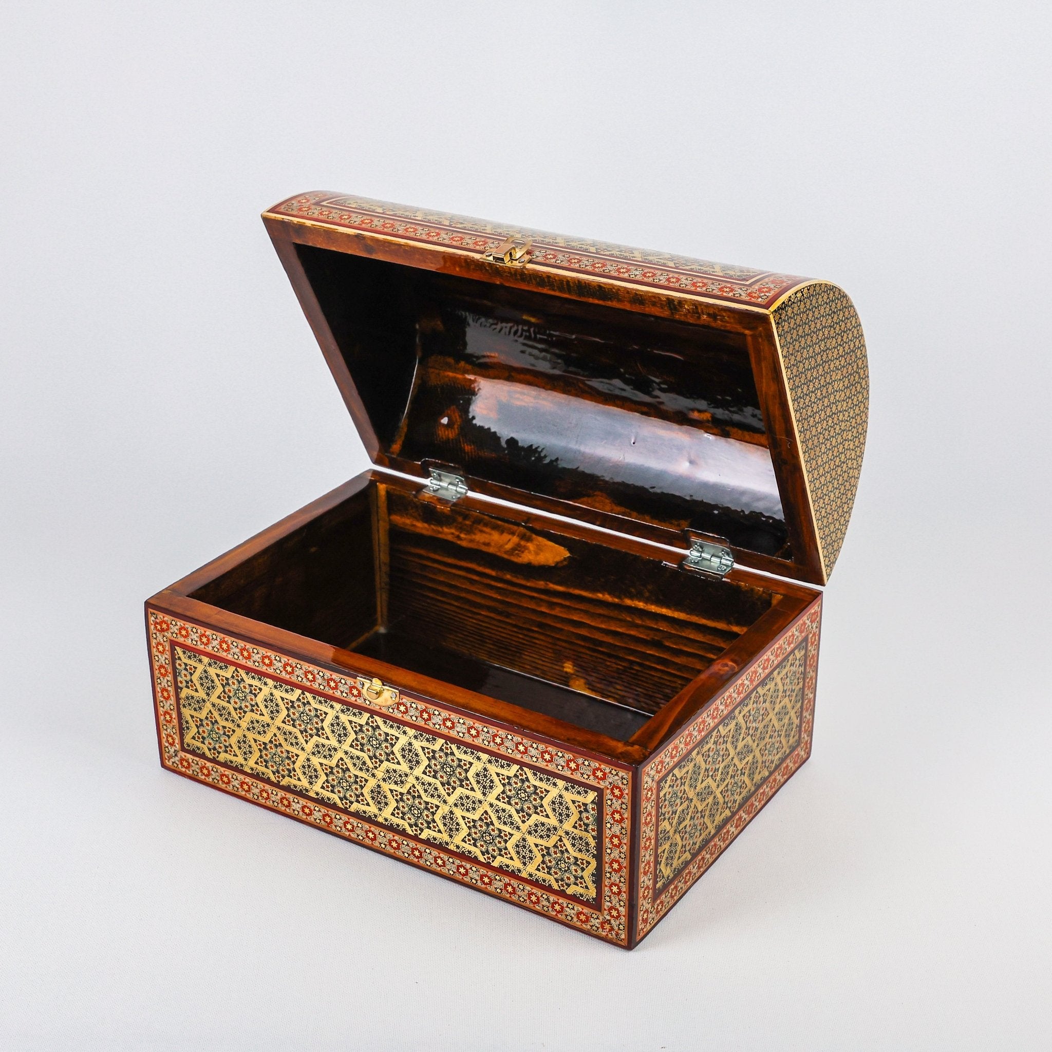 Chest Box - Size 20x30 - Full Khatam - Inner Shirazi Beech - Meraas Gallery