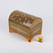 Chest Box - Size 24x17 - Khatam with Velvet Interior - Shirazi Style - Meraas Gallery