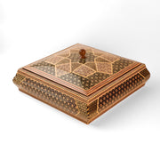 Candy Dish - Square - Full Khatam - Inner Beech - Shirazi Style - Meraas Gallery
