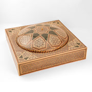 Candy Dish - Flying Saucer Shape - Square - Full Khatam - Shirazi Style A - Meraas Gallery