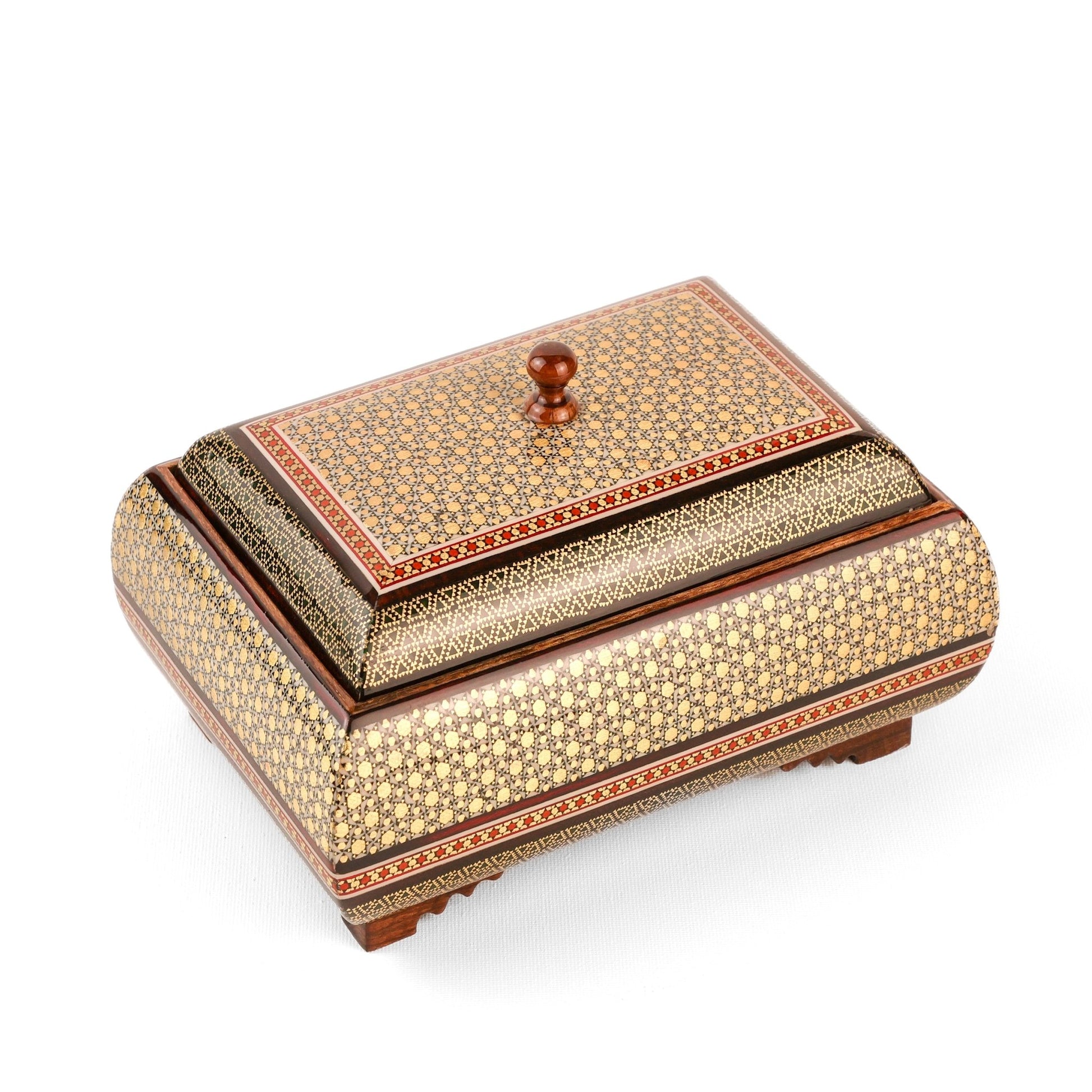 Sweet Dish - Full Khatam with Pedestal - Bone Inlay - Khatam Interior - Meraas Gallery