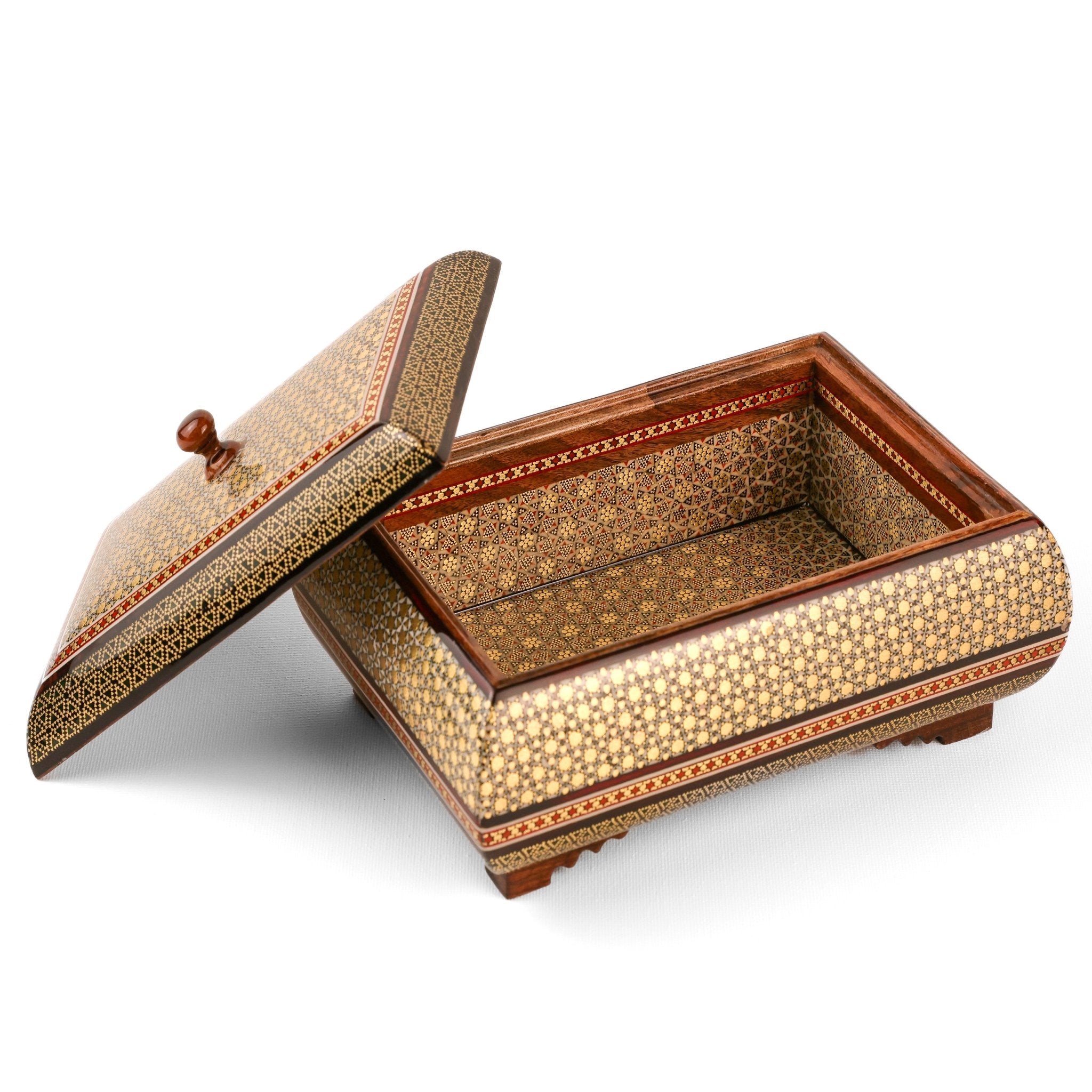 Sweet Dish - Full Khatam with Pedestal - Bone Inlay - Khatam Interior - Meraas Gallery