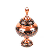 Candy Dish - Size 25 - Pedestal - Semi - Diamond Cut - Yazdani - Meraas Gallery