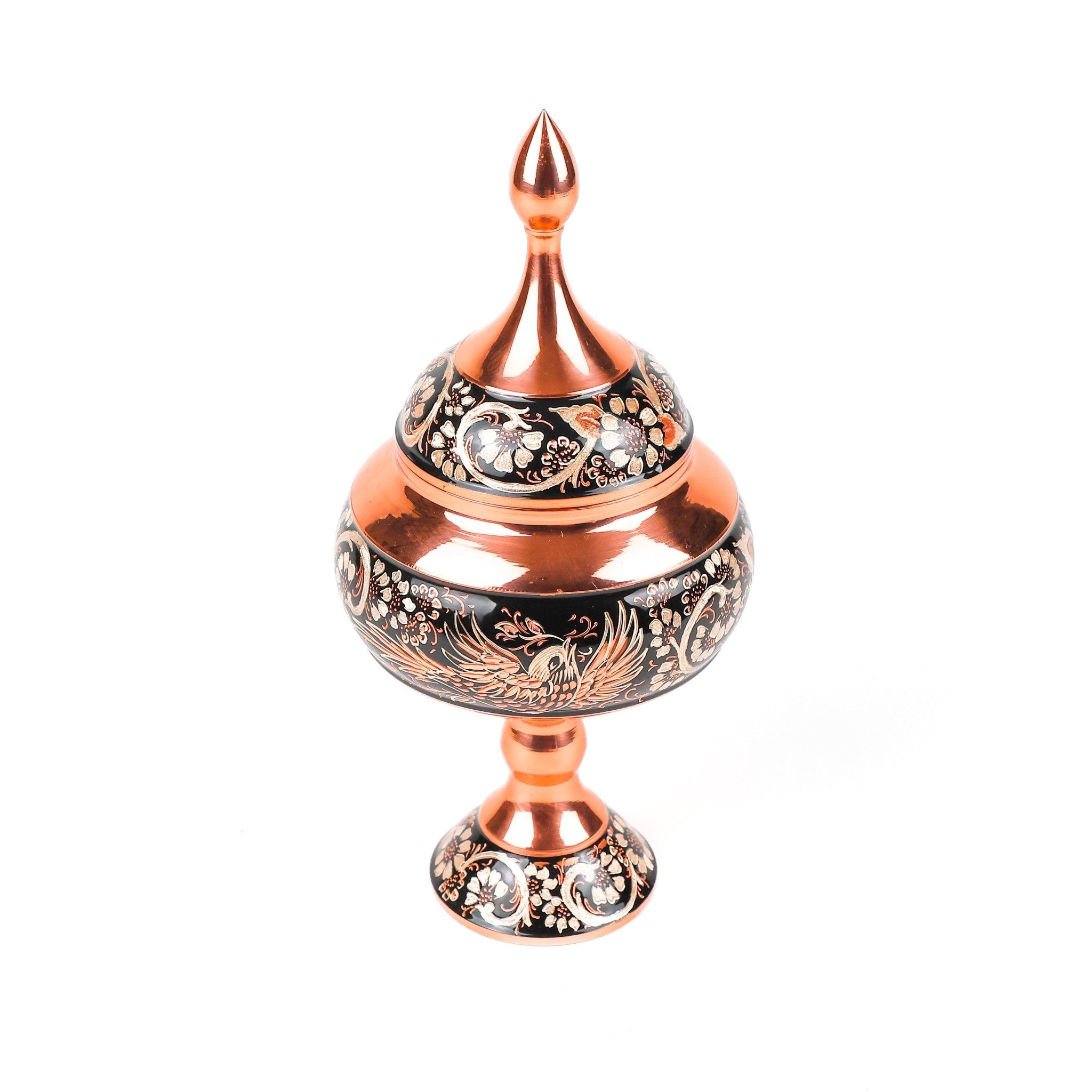 Candy Dish - Size 22 - Silver Inlay - Meraas Gallery