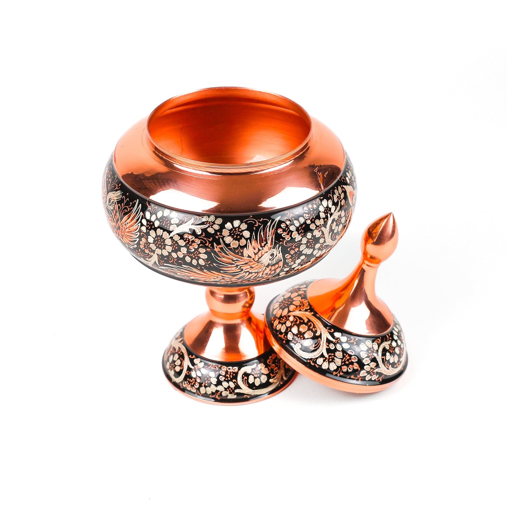 Candy Dish - Size 25 - Silver Inlay - Meraas Gallery