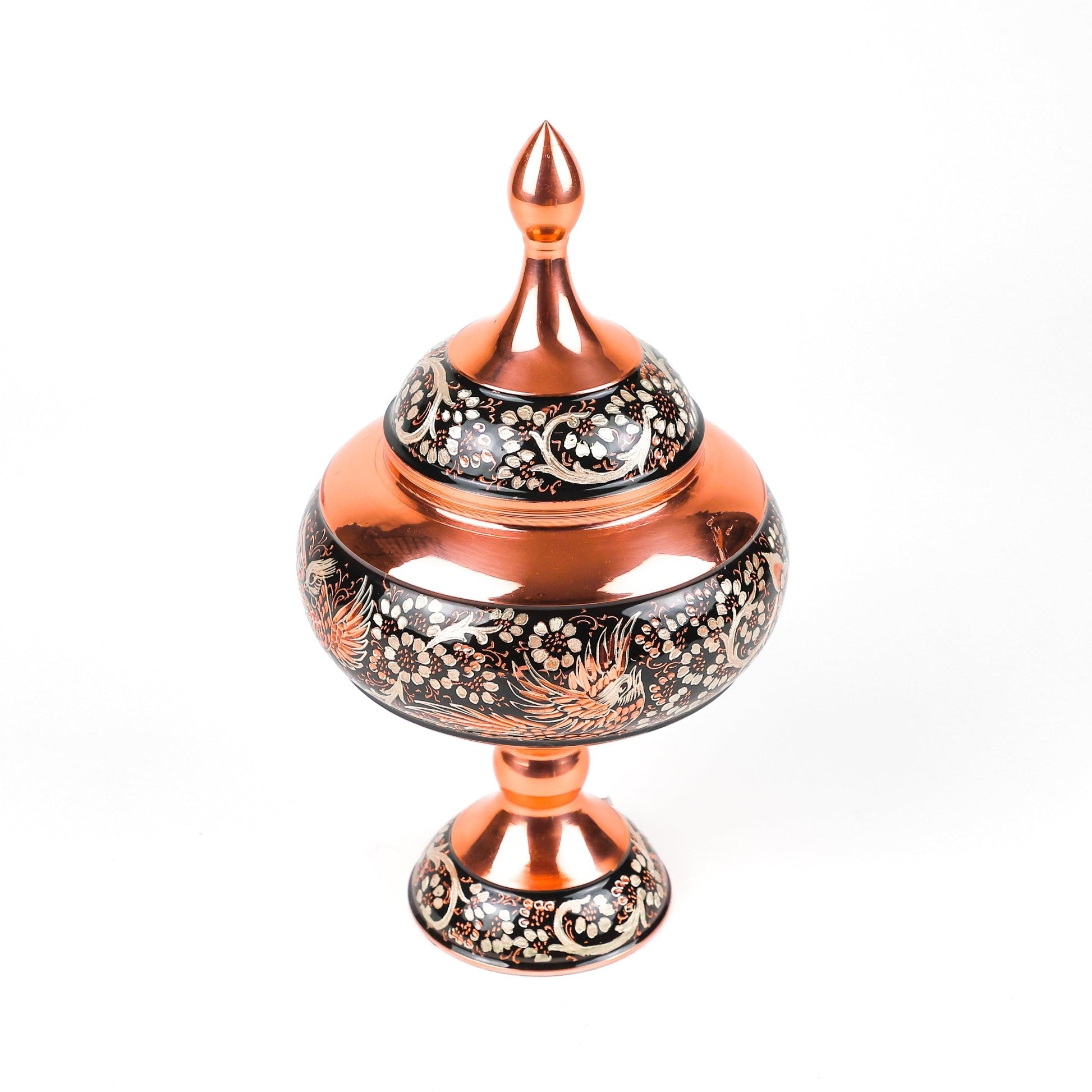 Candy Dish - Size 25 - Silver Inlay - Meraas Gallery