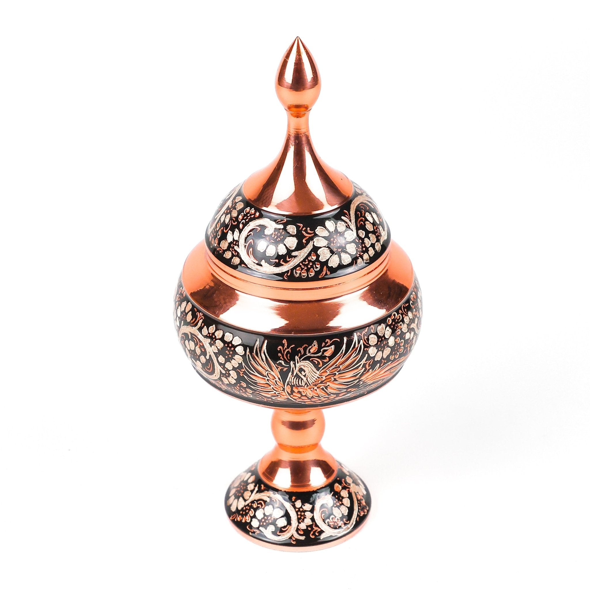 Candy Dish - Size 20 - Silver Inlay - Meraas Gallery