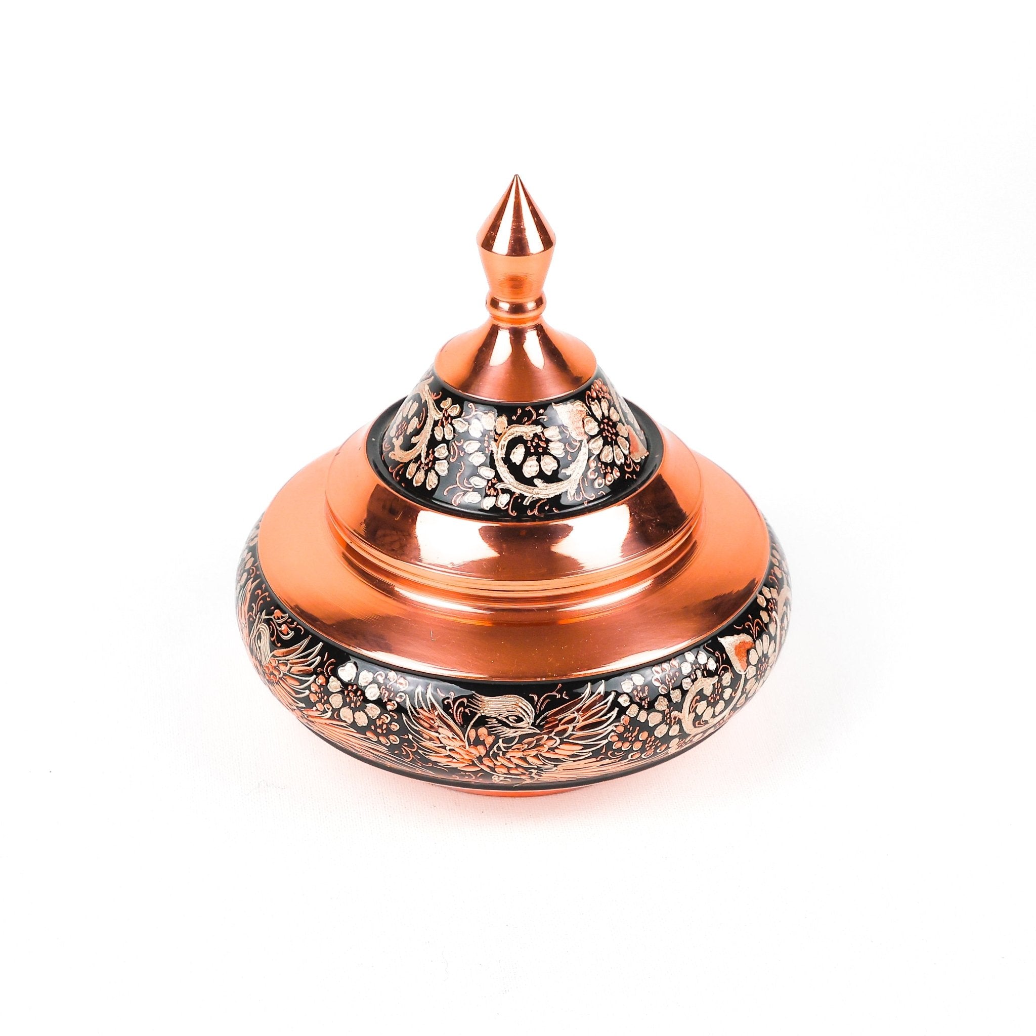 Flying Saucer Dish - Medium - Silver Inlay - Meraas Gallery