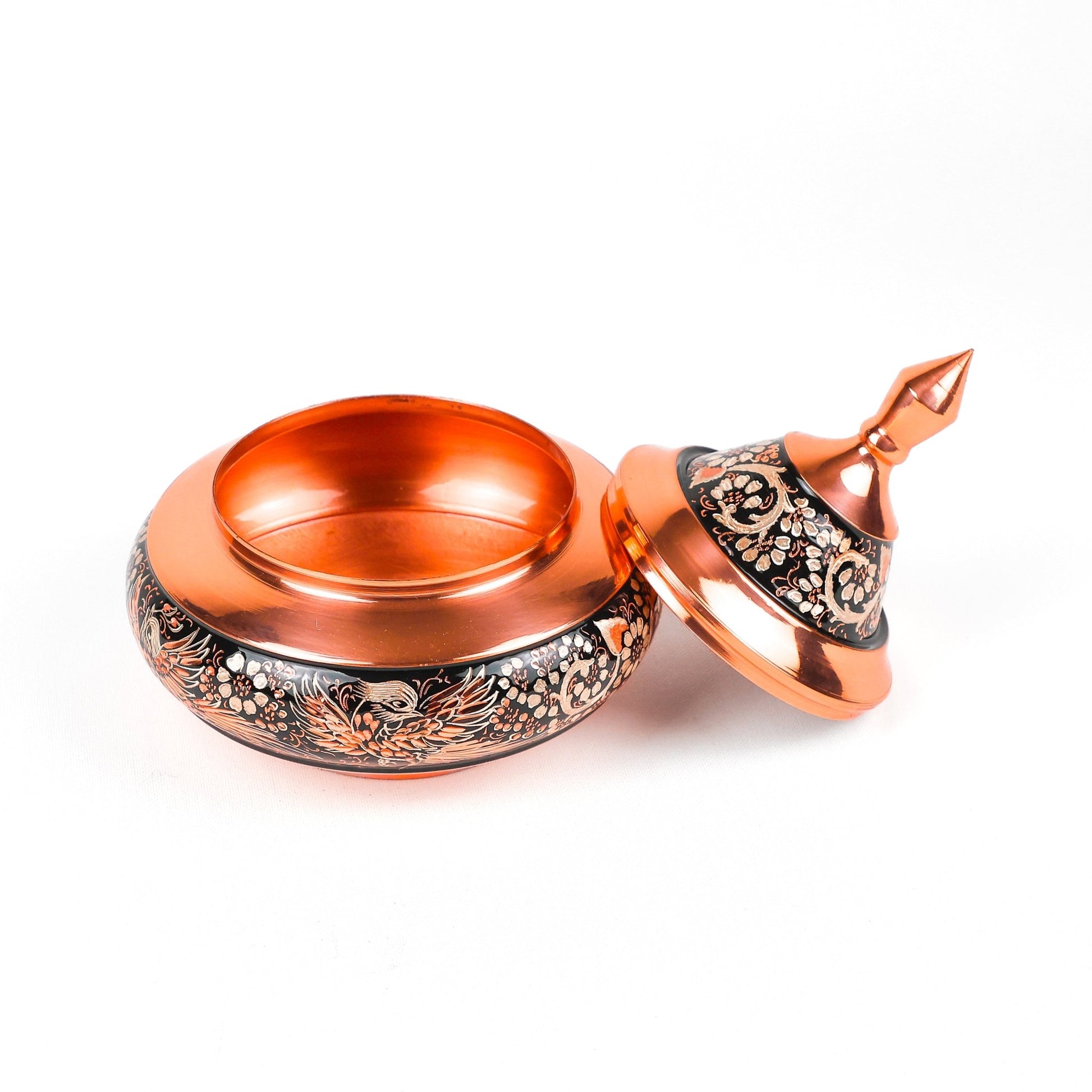 Flying Saucer Dish - Medium - Silver Inlay - Meraas Gallery