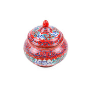 Sugar Bowl - Medium - Flower & Bird Design - Jowzdani - Meraas Gallery