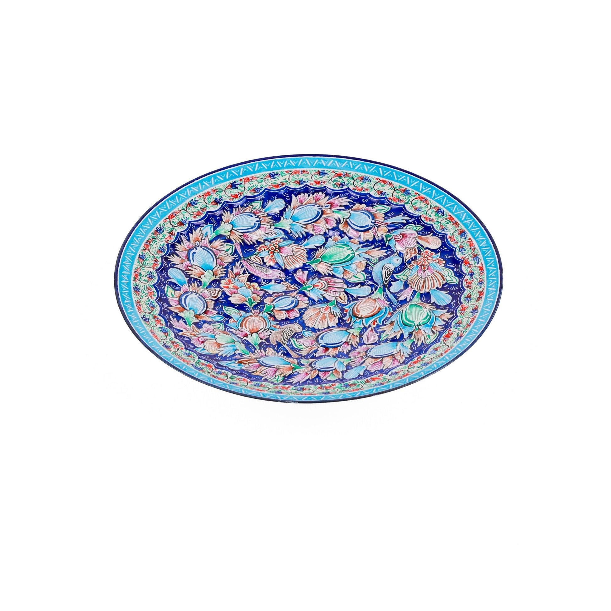 Plate - Size 20 - Embossed Mina Pardaz - Esmaeili - 01 - Meraas Gallery