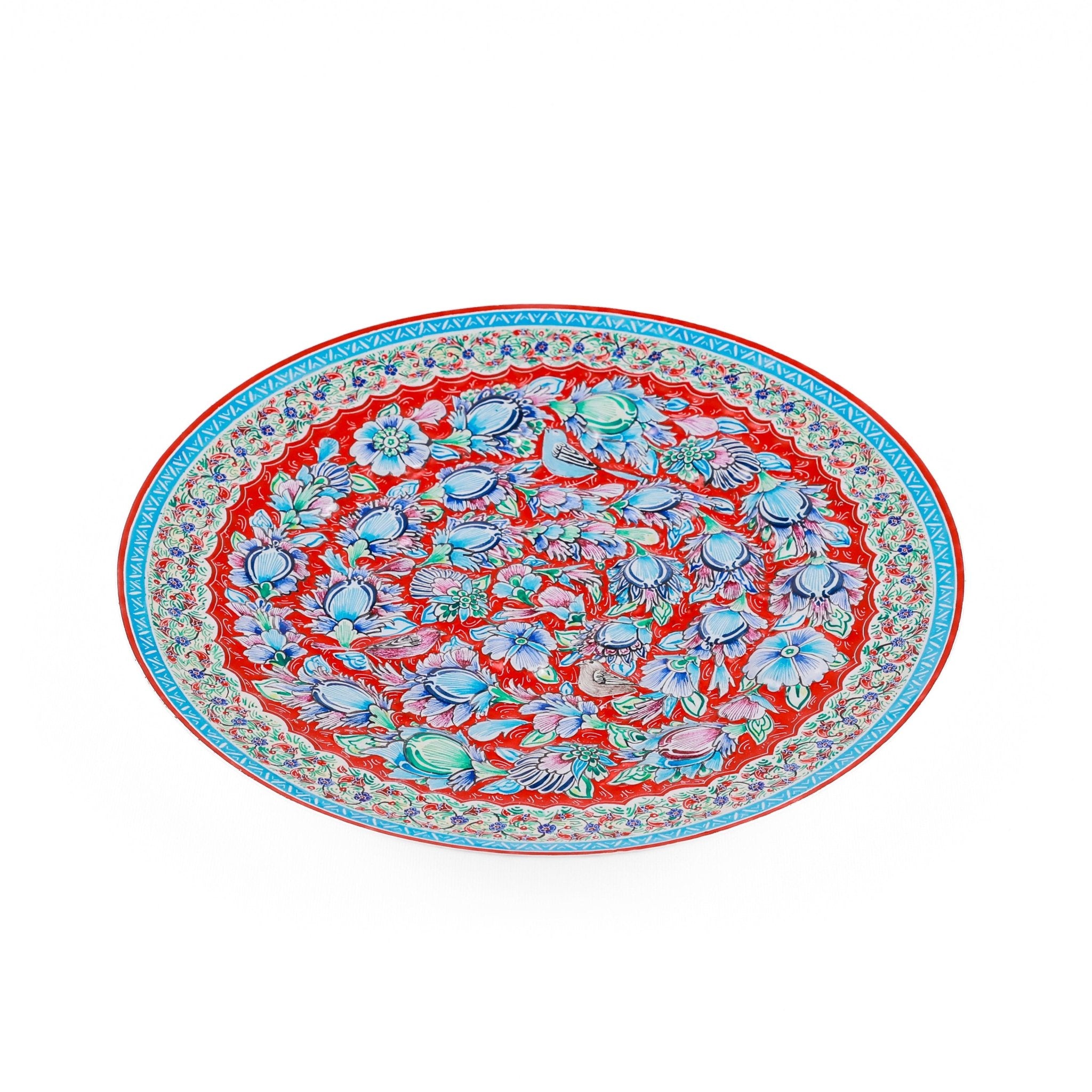 Plate - Size 25 - Embossed Mina Pardaz - Esmaeili - Meraas Gallery