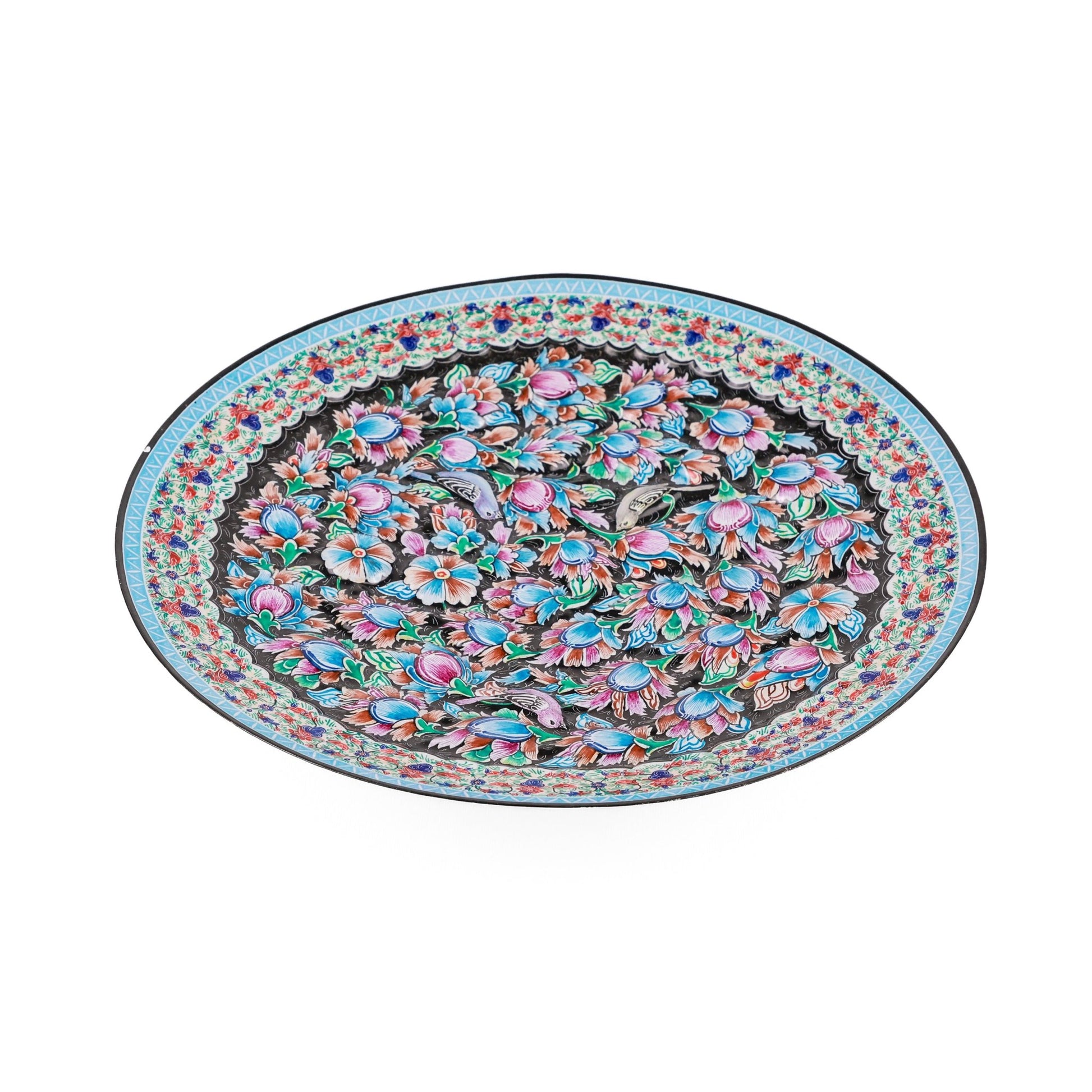 Plate - Size 30 - Embossed Mina Pardaz - Esmaeili - Meraas Gallery