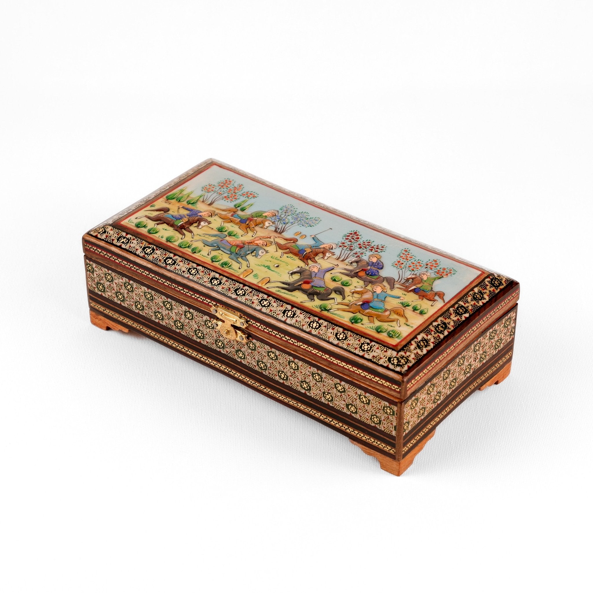 Glove Box - Wooden Interior - Embossed Painting - Meraas Gallery