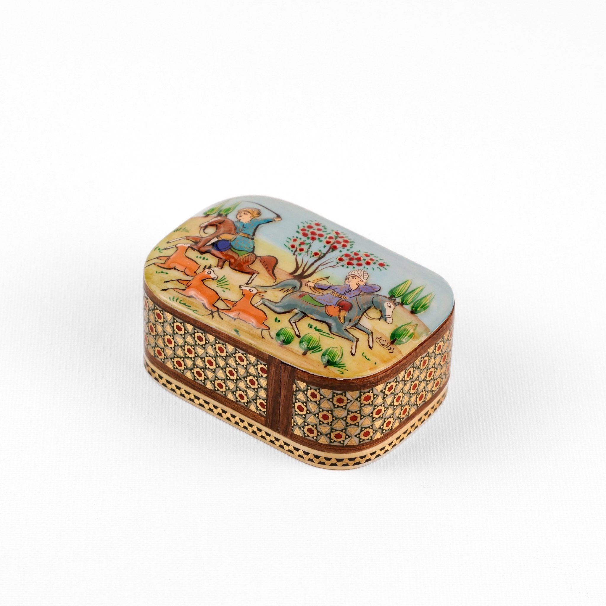 Coin Box - Sliding - Premium Embossed Painting Lid - Meraas Gallery